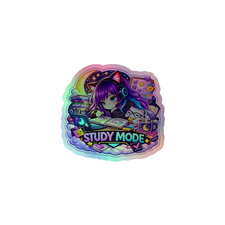• AKC // Callie Sticker STUDY MODE | Holographic | Callie Emote Badge Series product image (1)