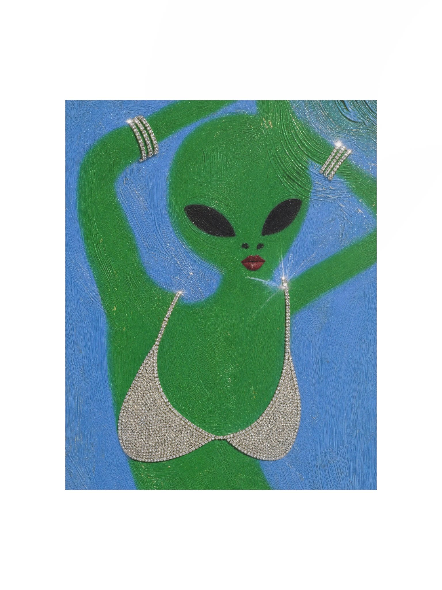 Sassy Alien 002 Matte Paper Poster product image (1)