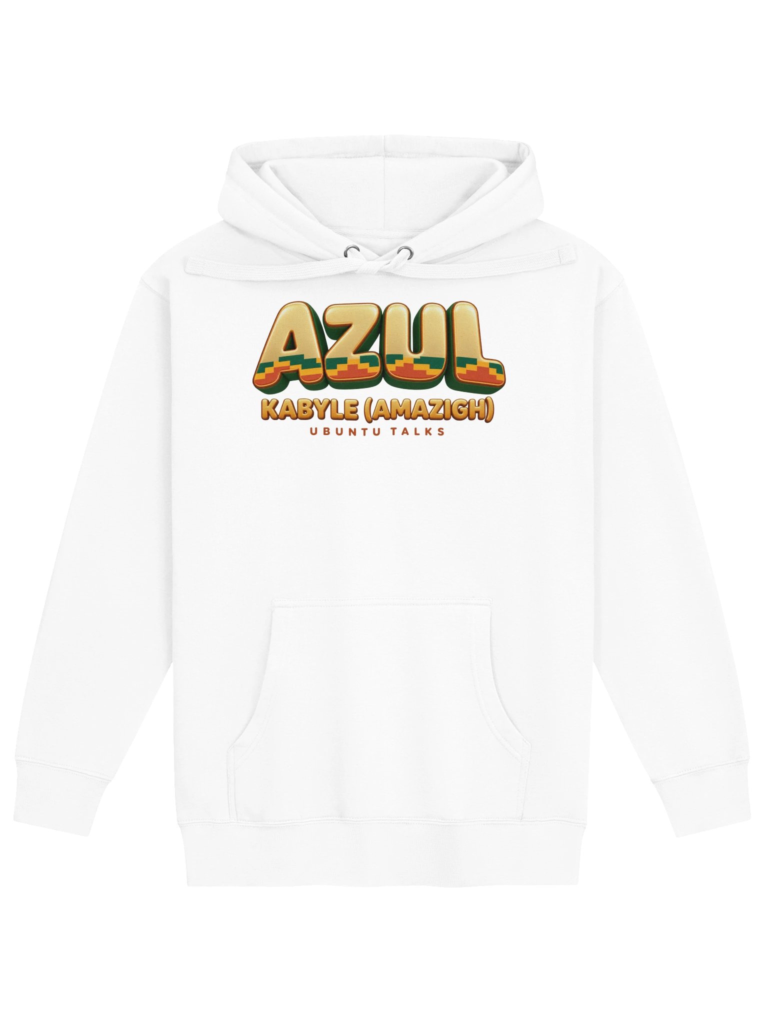 Ubuntu Talks Heritage — AZUL | Kabyle (Amazigh) Premium Hoodie product image (1)