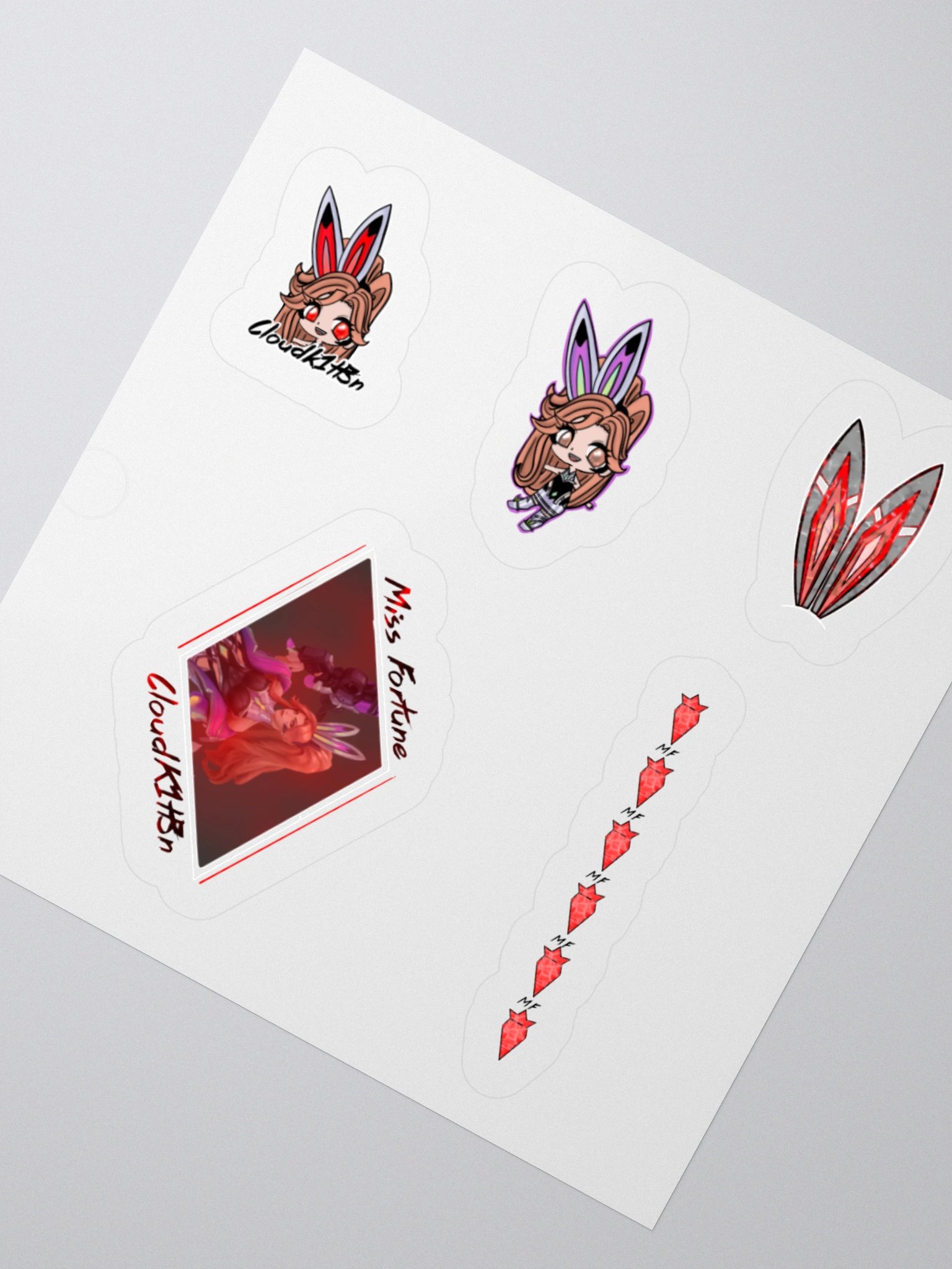 Battle Bunny Sticker Sheet product image (4)