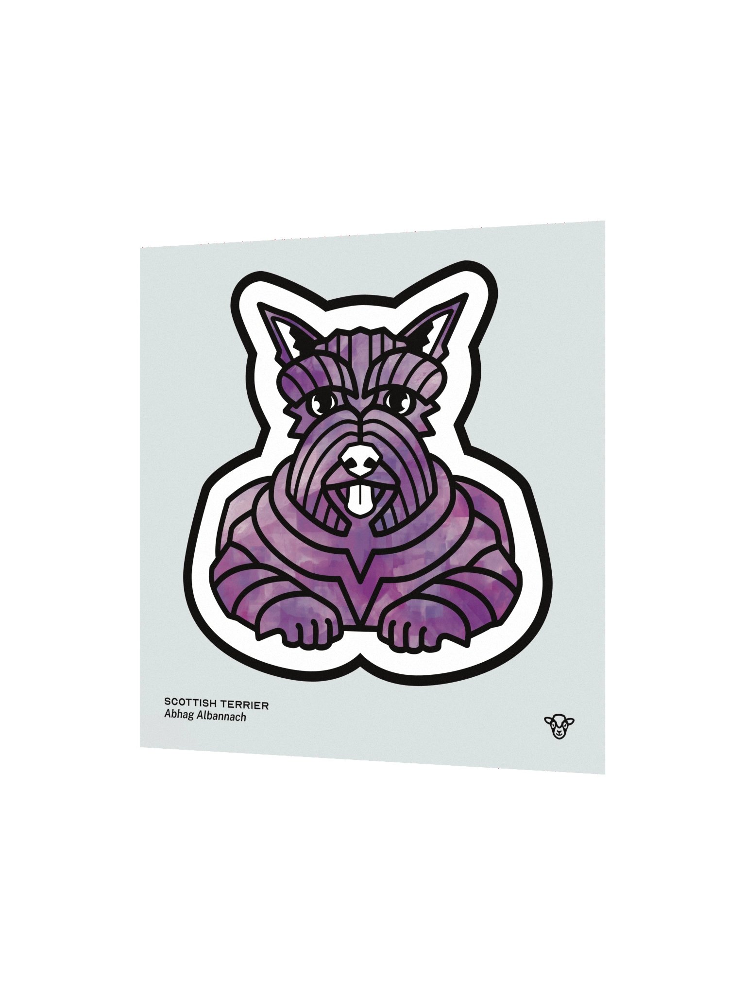 Scottish Terrier Matte Square Print product image (2)
