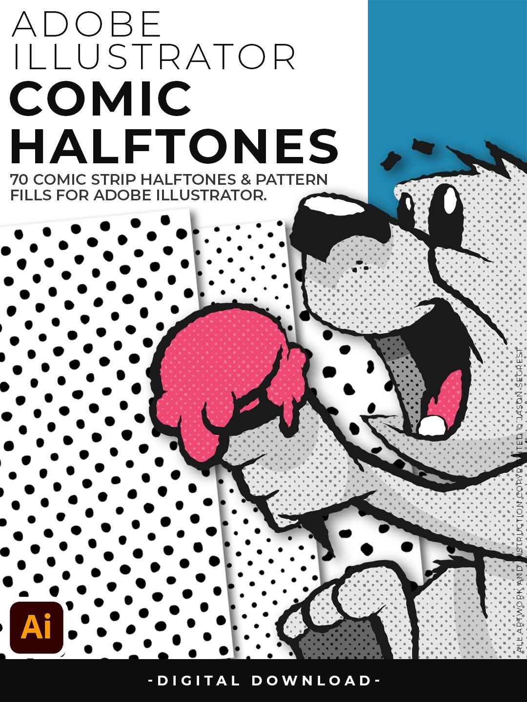 Comic Halftones for Adobe Illustrator product image (3)