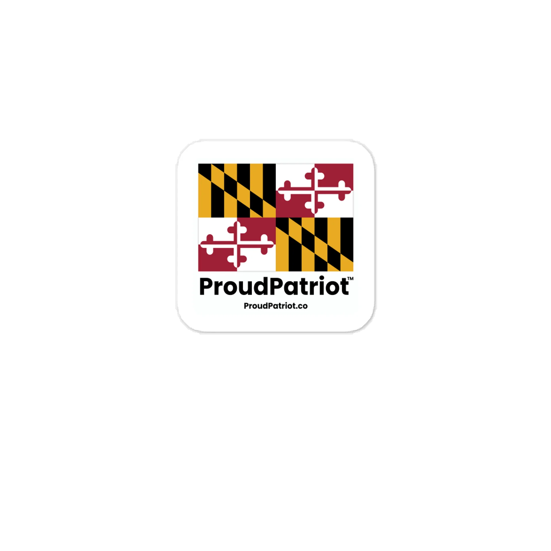 Maryland State Flag Vinyl Sticker product image (1)