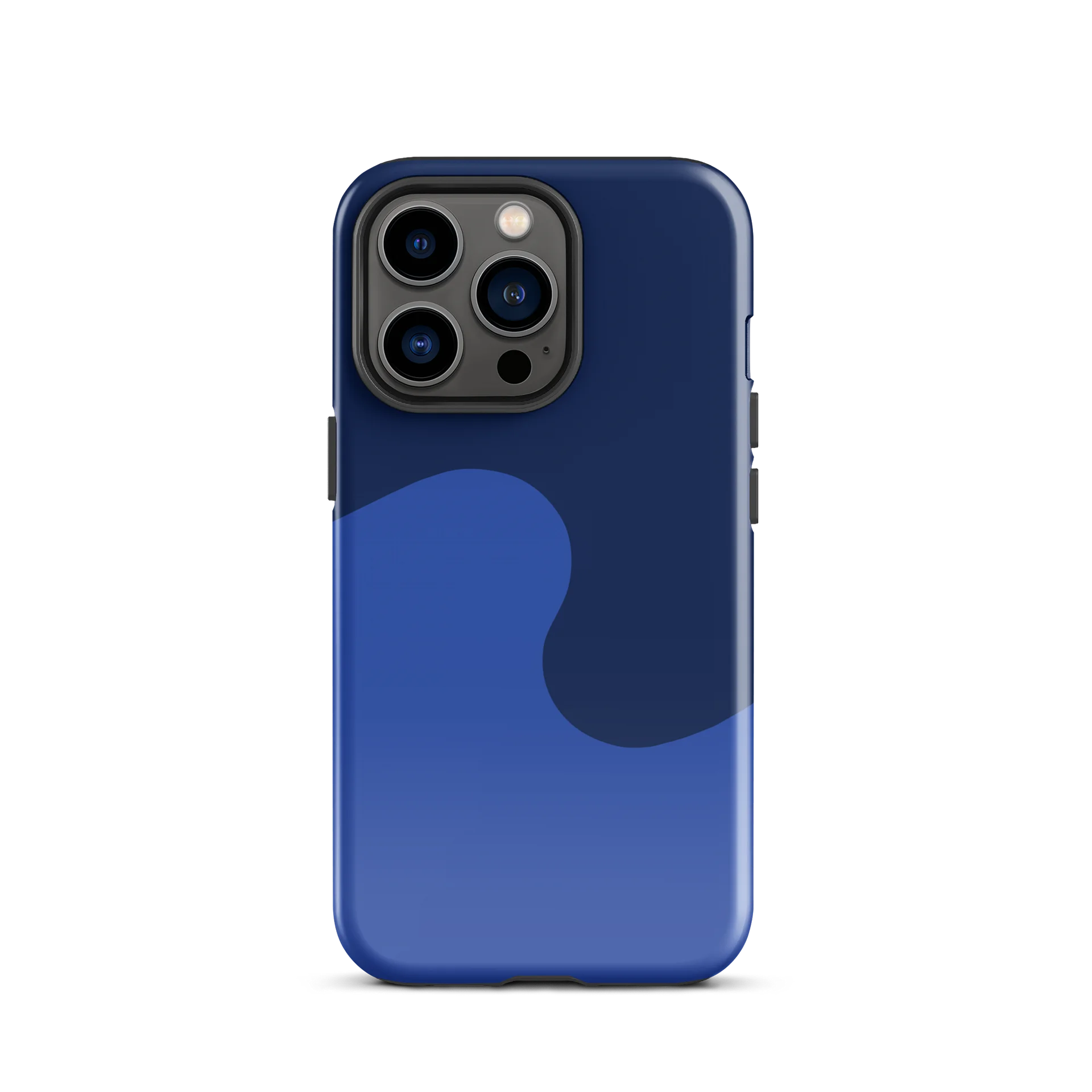 Deep Sea Blue Minimal Wave iPhone Case product image (1)