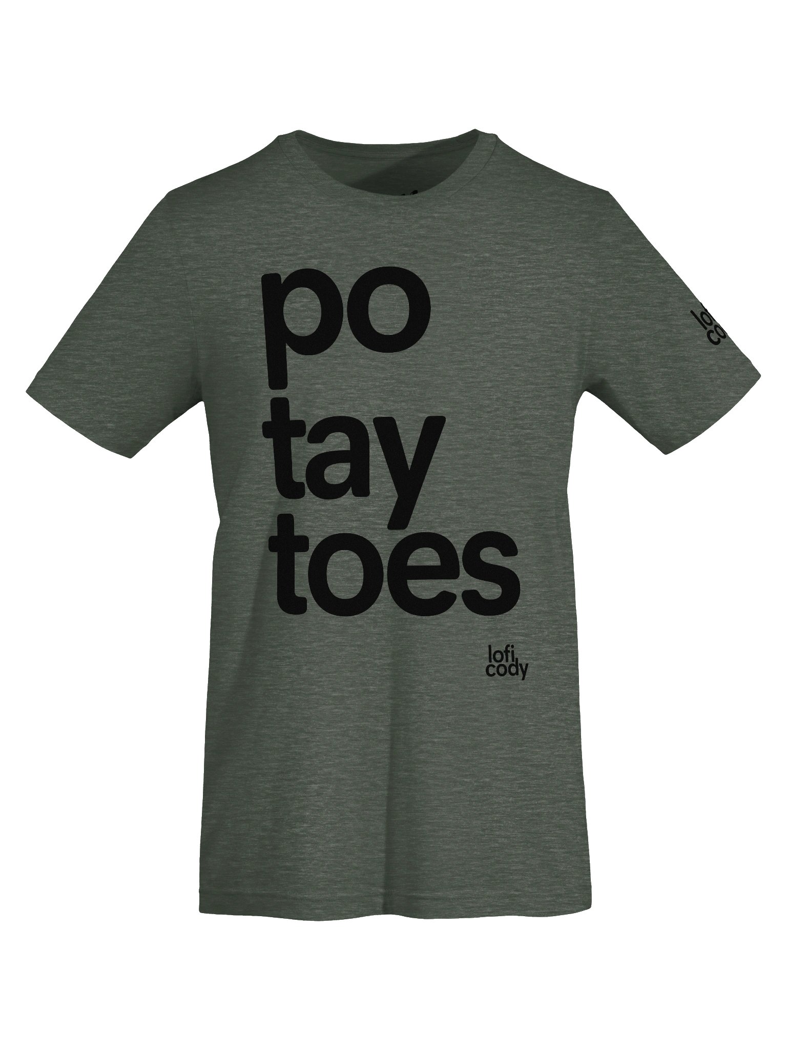 🥔 T-Shirt (Ash White) product image (7)