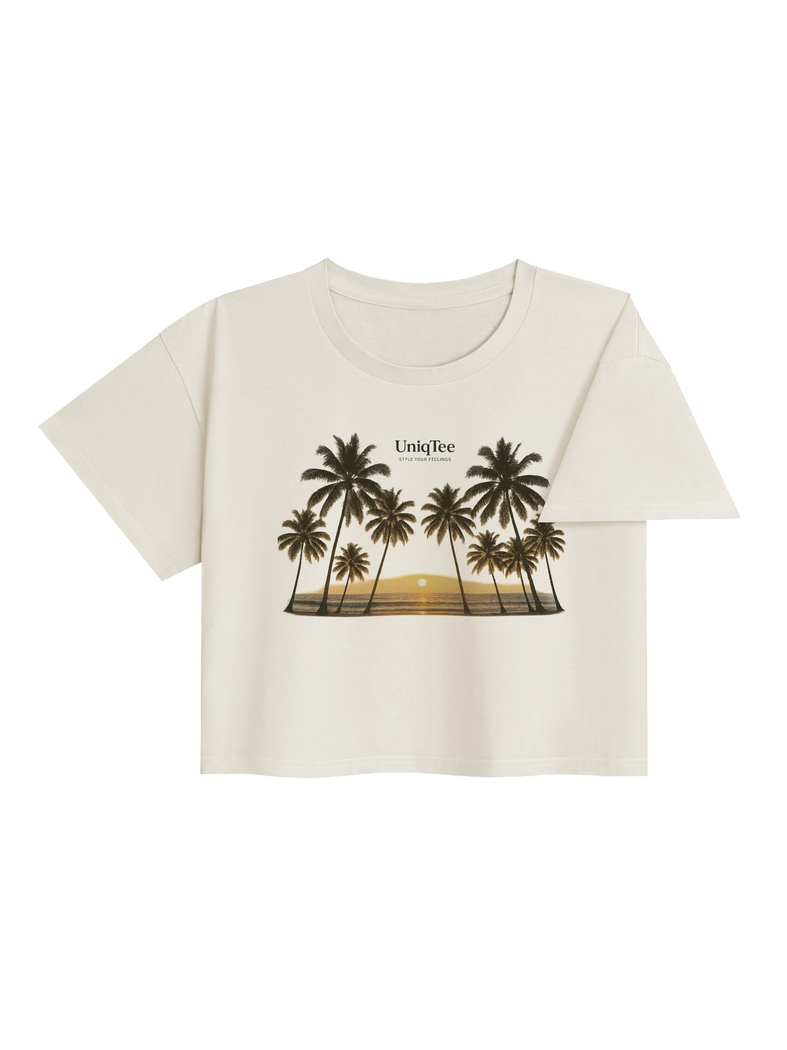 Palm Serenity Crop Top product image (4)