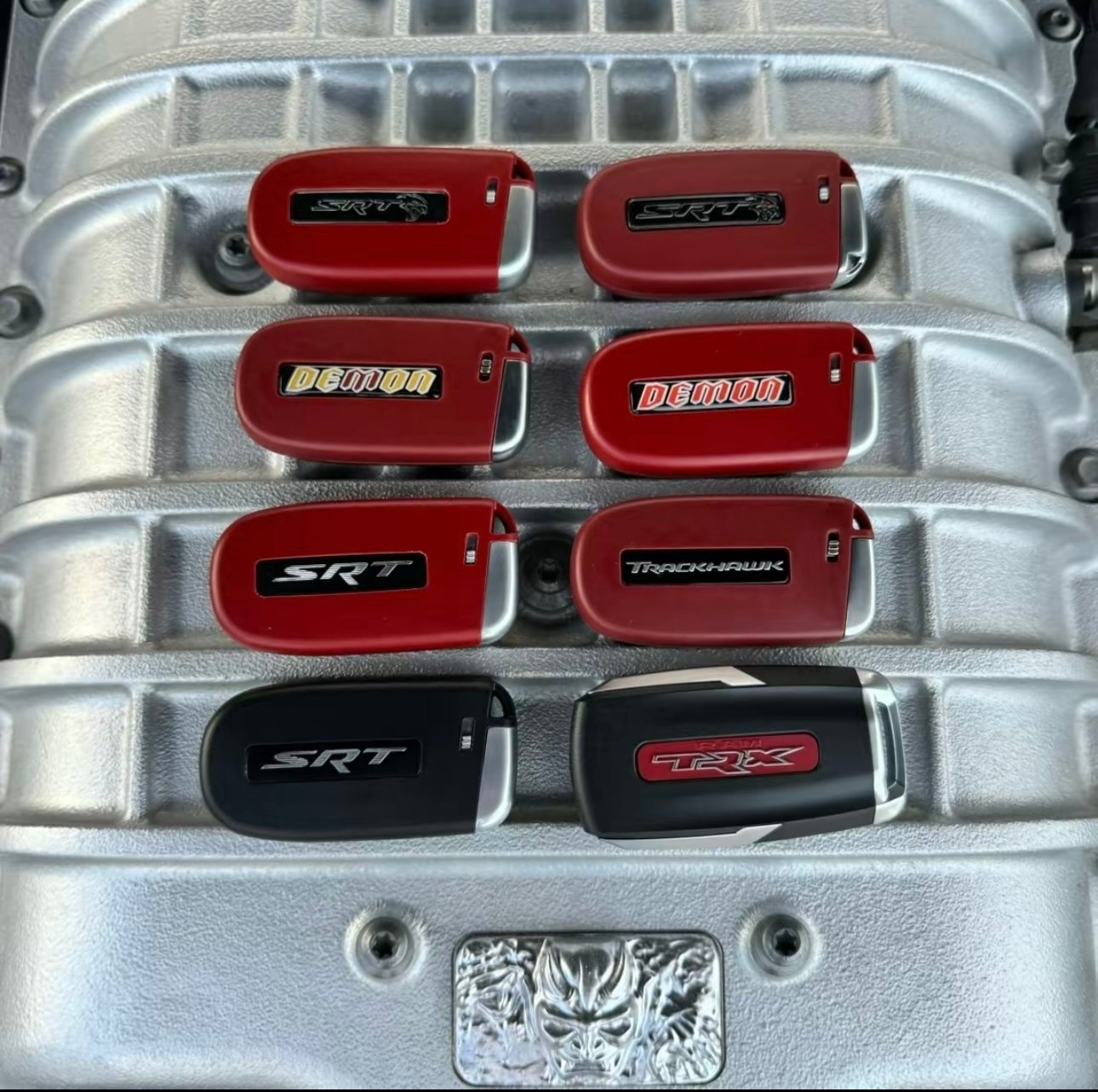 Hellcat Red Key Protector Cover – Premium Silicone Edition product image (1)