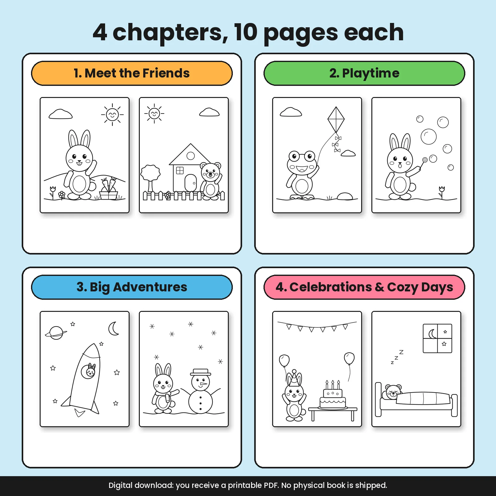 Pebble Pond Friends — Coloring Book product image (6)