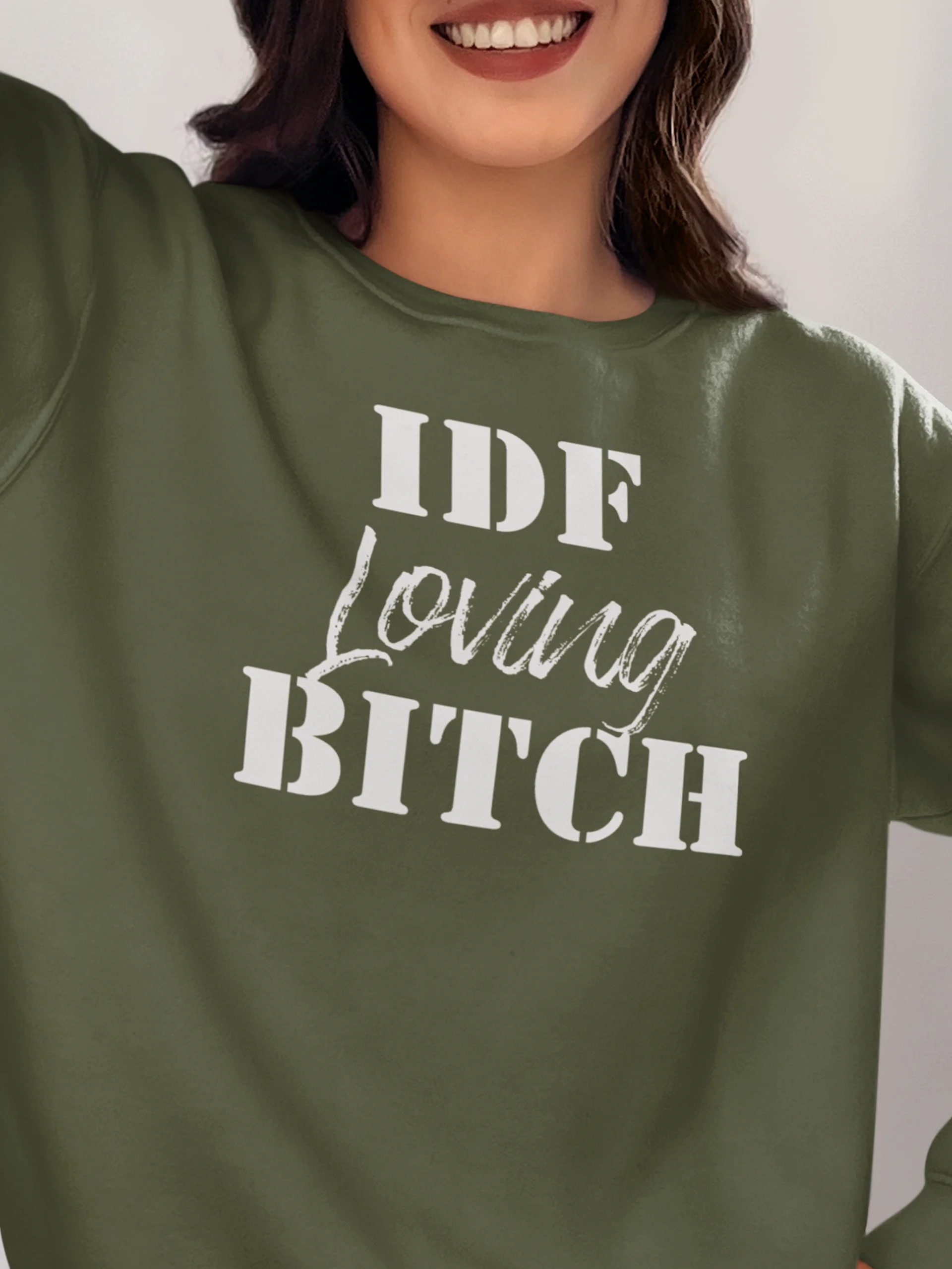 IDF Loving Bitch Crewneck Sweatshirt product image (1)