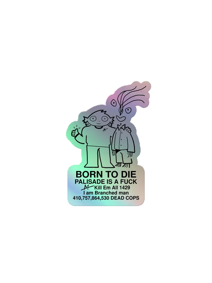 Branched Man Holographic Sticker product image (2)