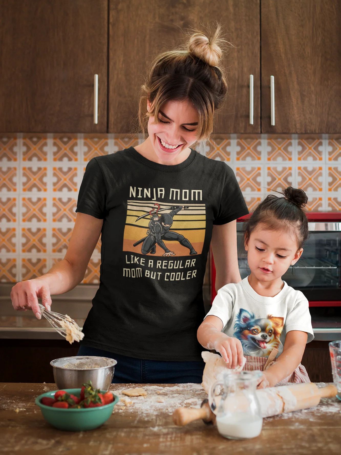Ninja Mom Funny Tee product image (3)
