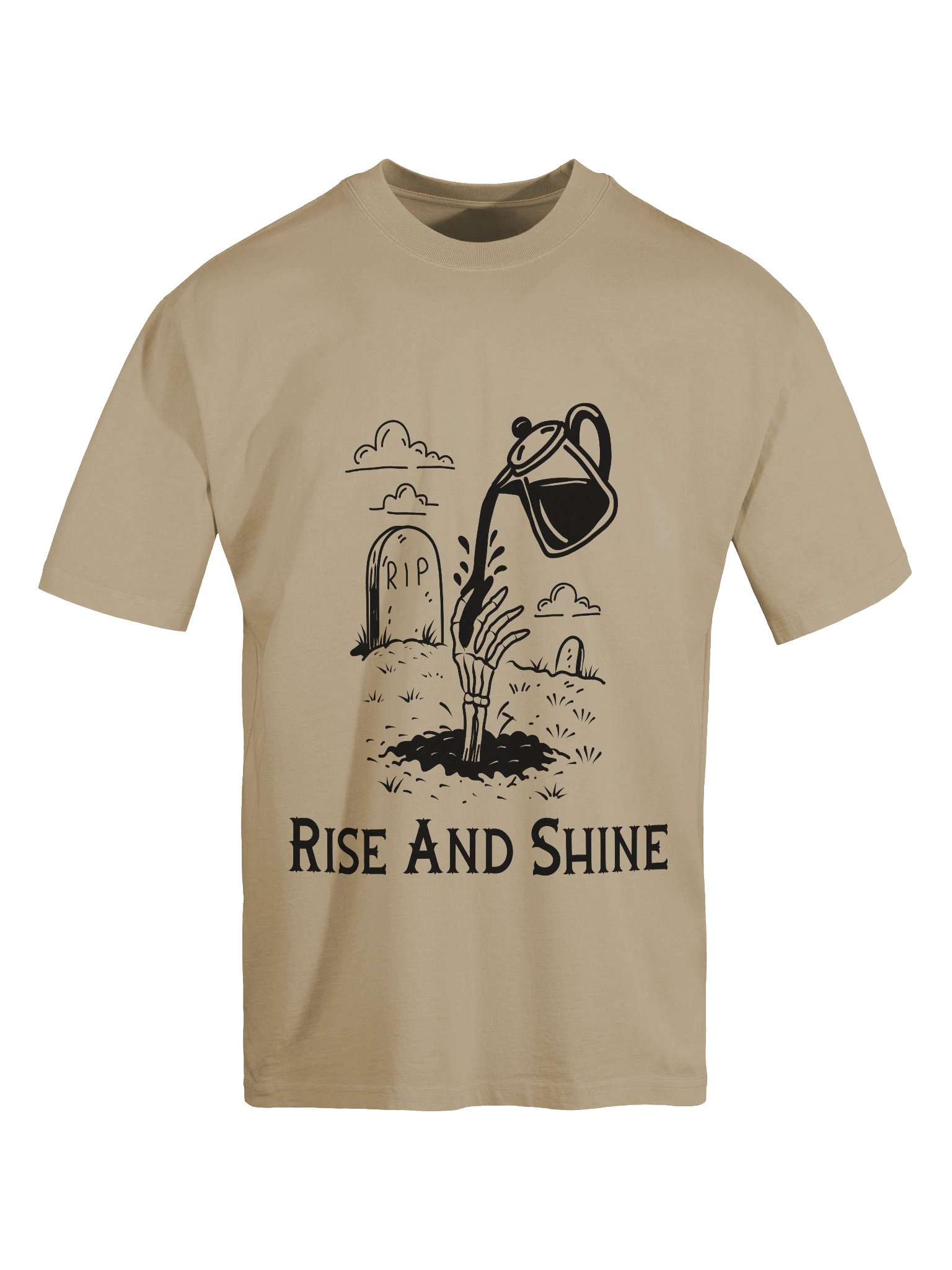 Rise and Shine Faded Oversized T-Shirt product image (3)
