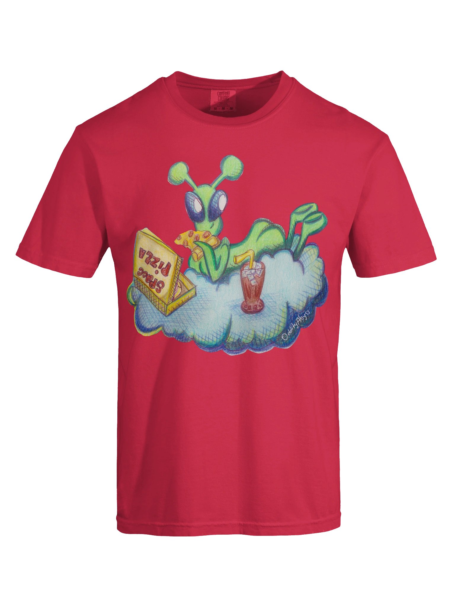 Alien Pizza Babe Tee 👽🍕❤️ product image (5)