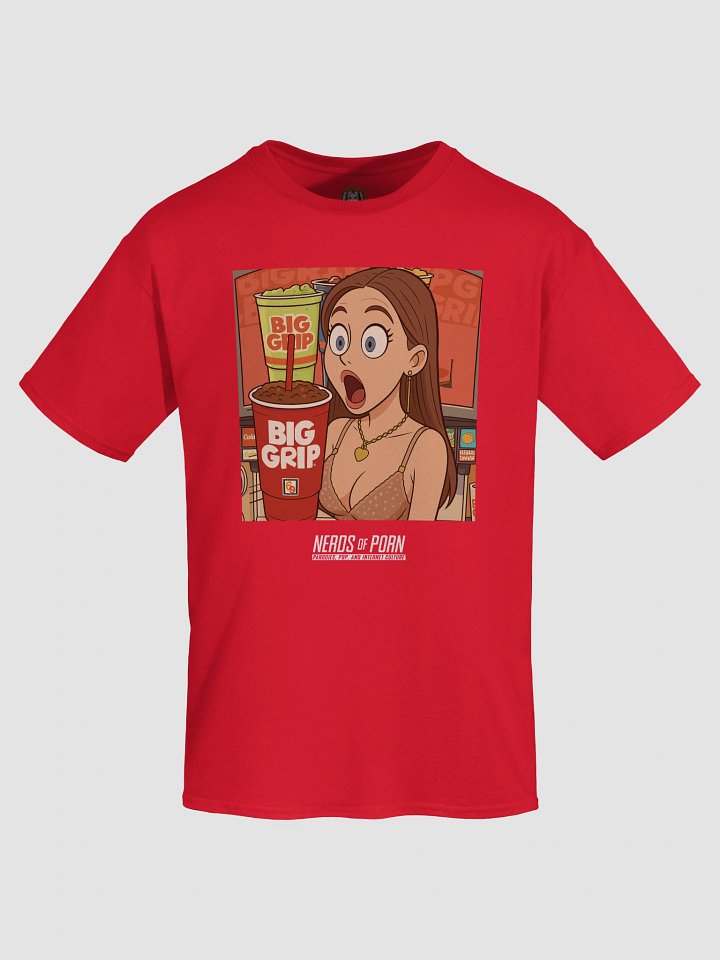 Shocked P*rn Face Tee (red) product image (2)