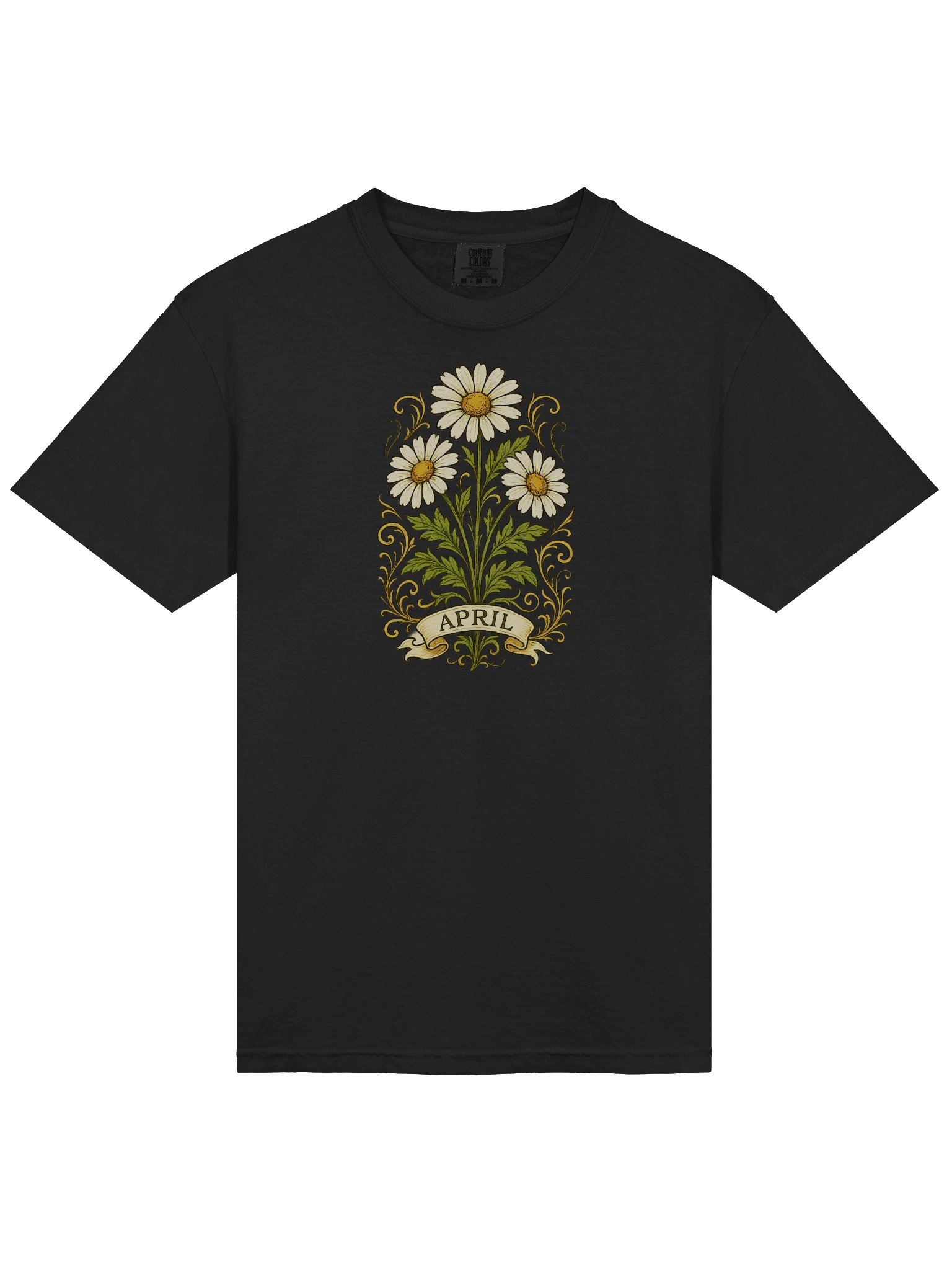 April Birth Month Flower T-Shirt – Daisy Birthday Gift for Women 🌼 product image (2)
