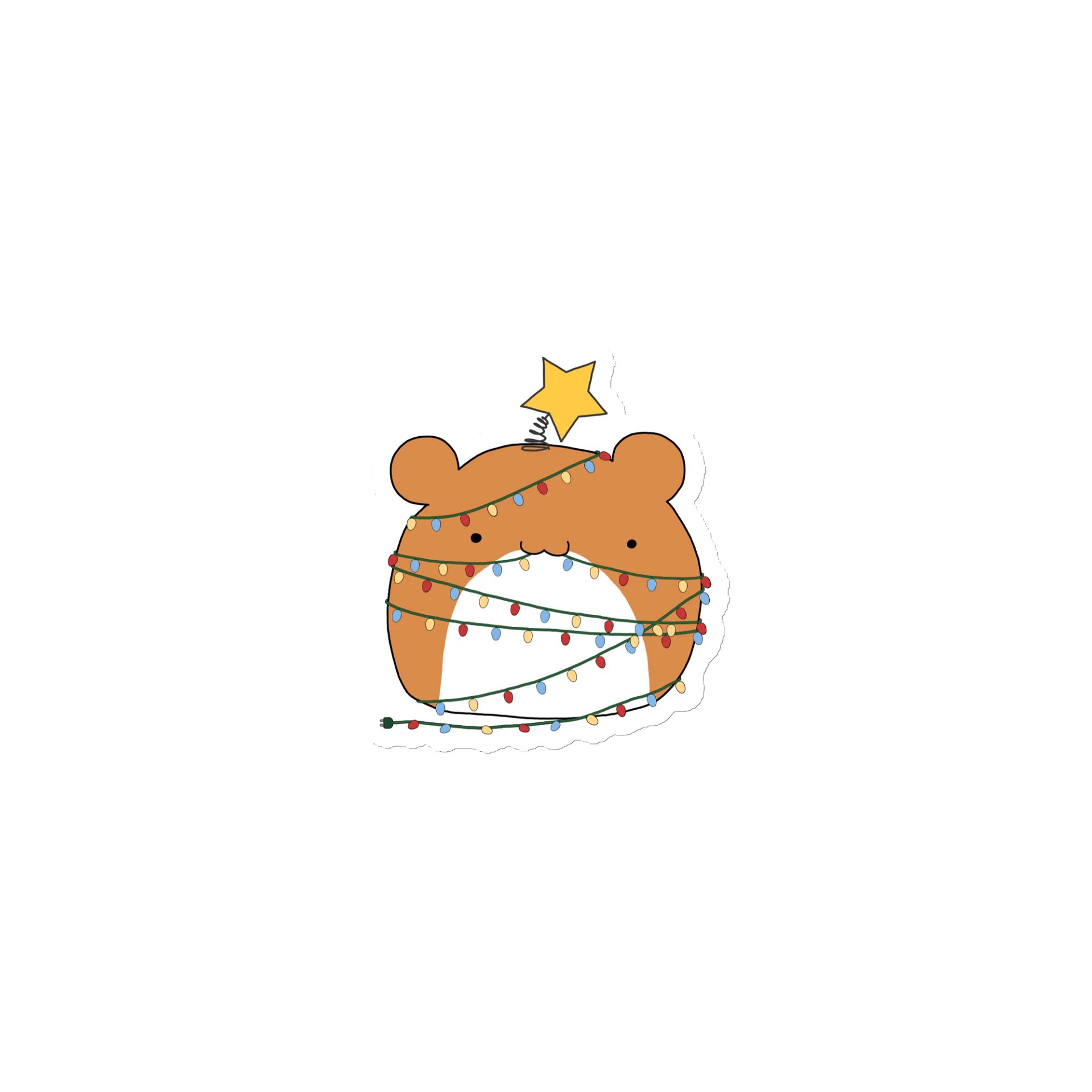 Tangled in Lights Magnet product image (1)