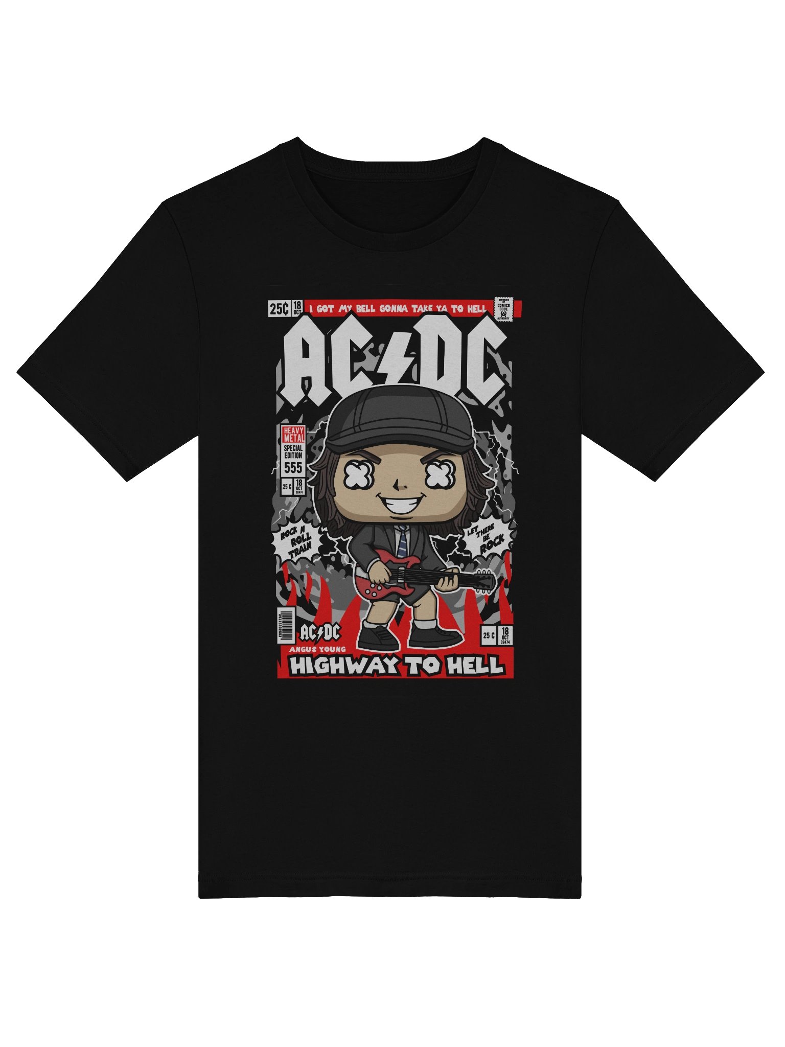 Rockstar Comic Guitarist Tee product image (5)