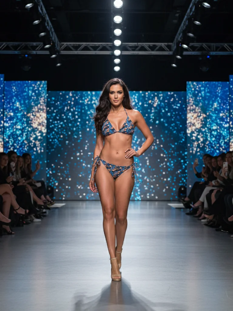 Azure Coral Escape – Recycled All-Over Print String Bikini product image (6)
