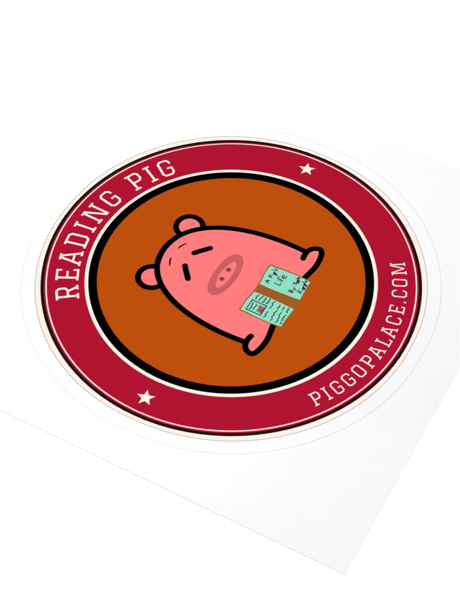 Reading Pig Varsity Sticker product image (7)