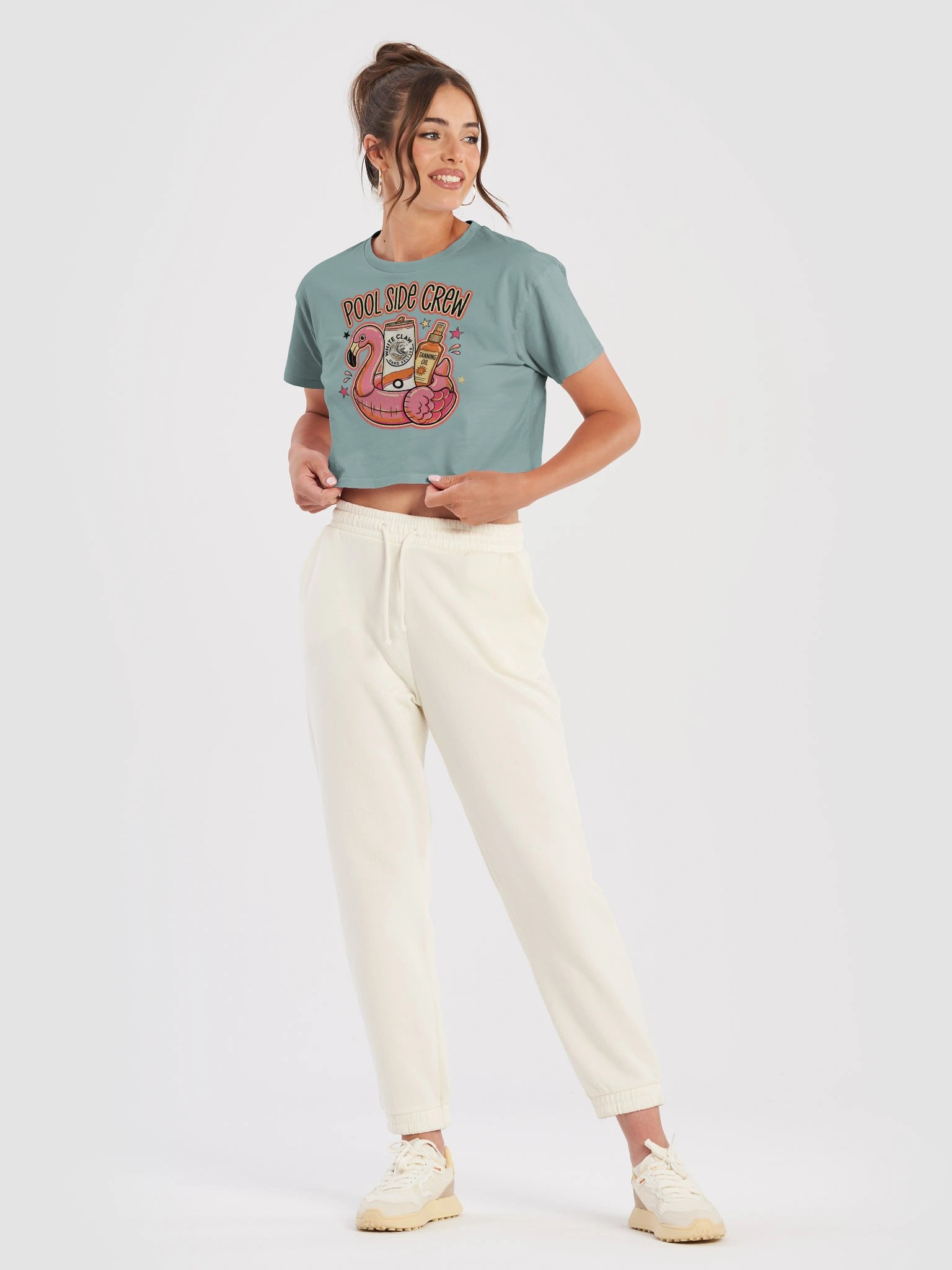 Pool Side Crew Retro Crop Top product image (22)