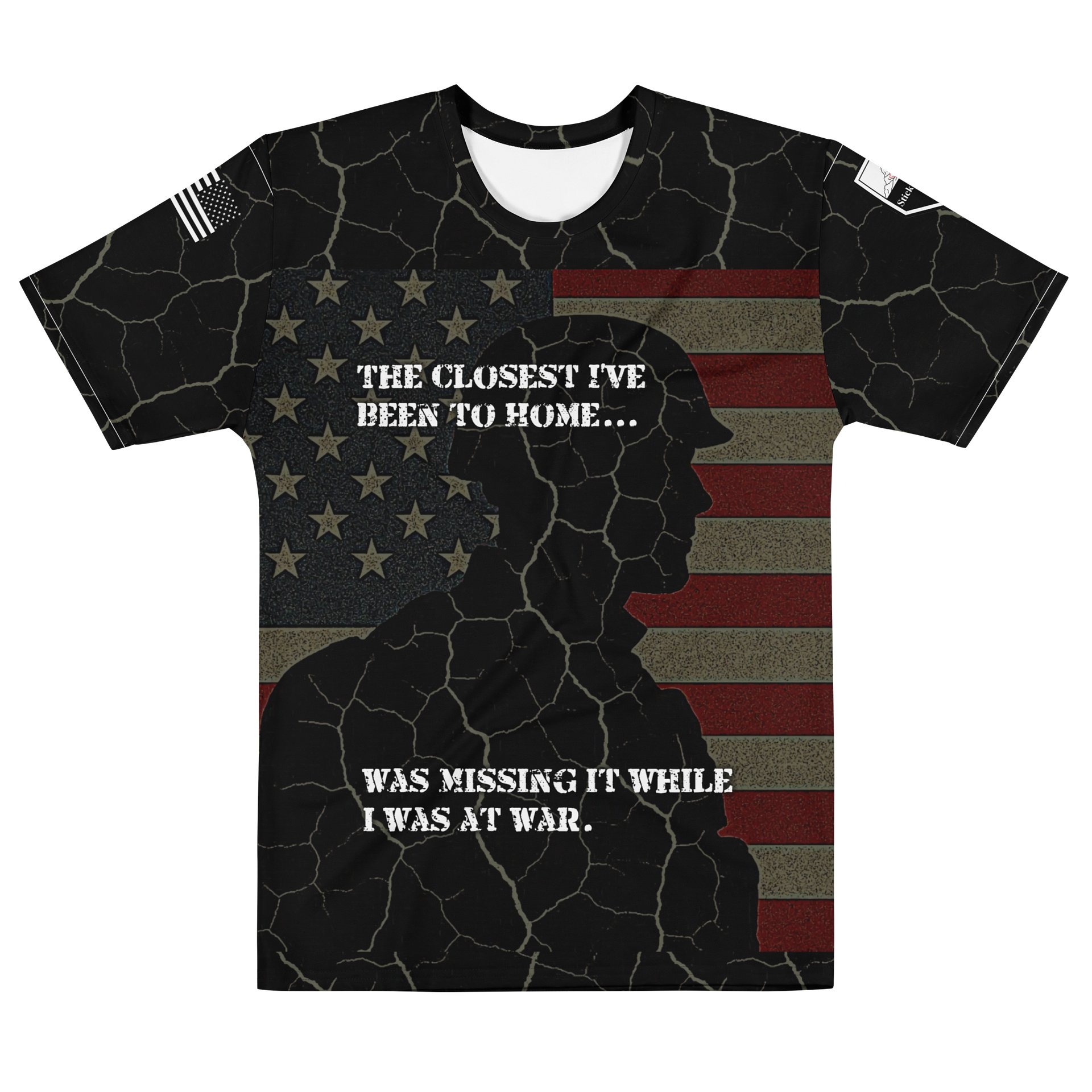 Cracking Under Patriotism Cotton Shirt product image (1)