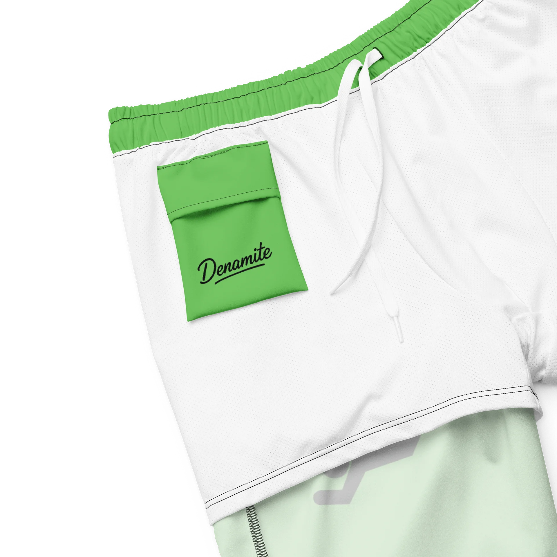 DANGER! - Green/Black Swim Trunks product image (8)