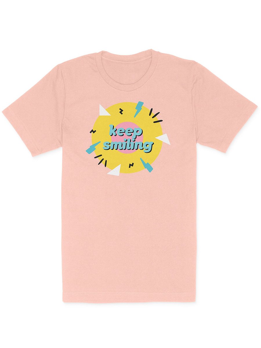 Keep Smiling T-Shirt - #Afomia product image (2)