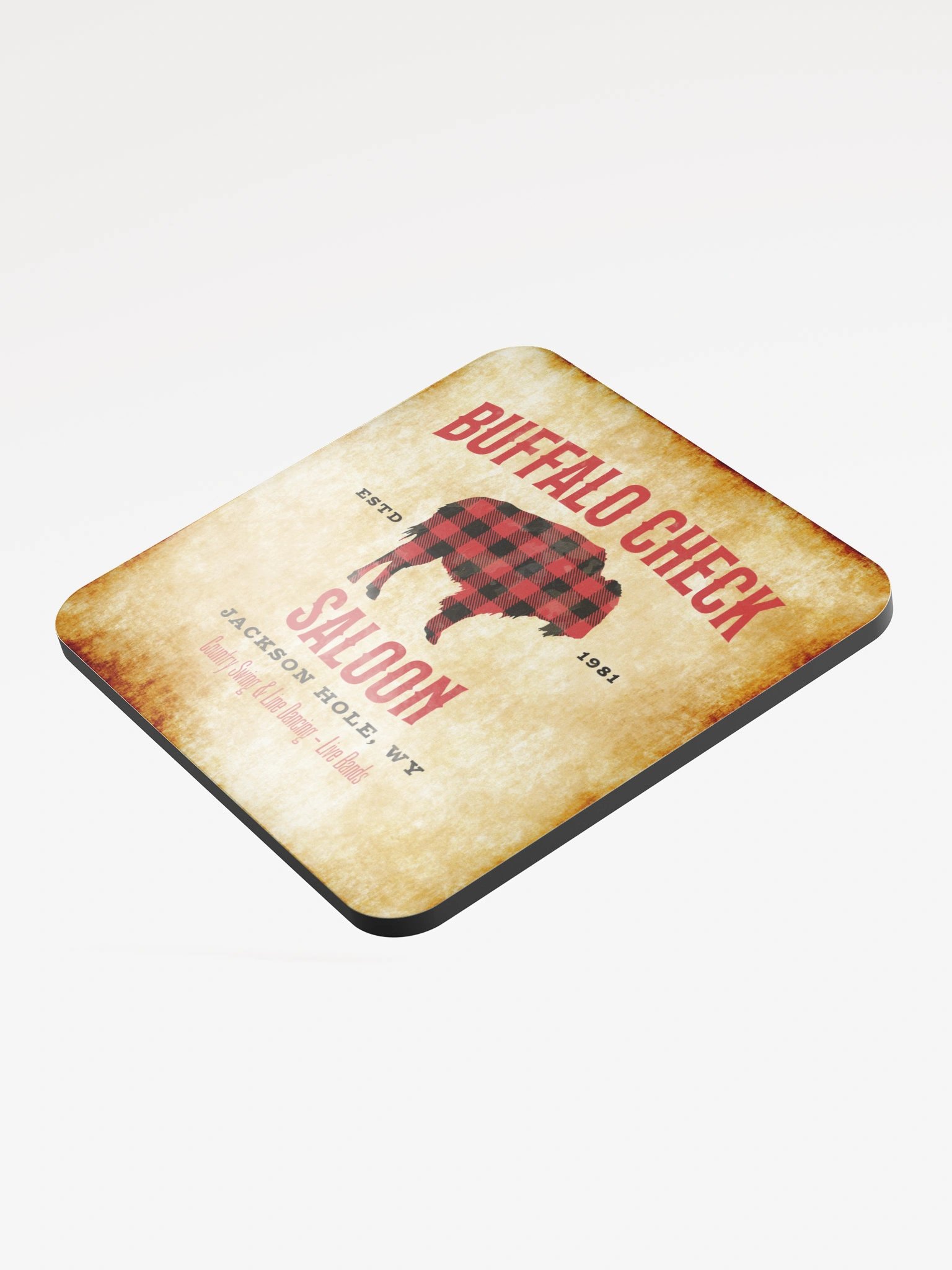Buffalo Check Saloon • Beverage Coaster product image (3)