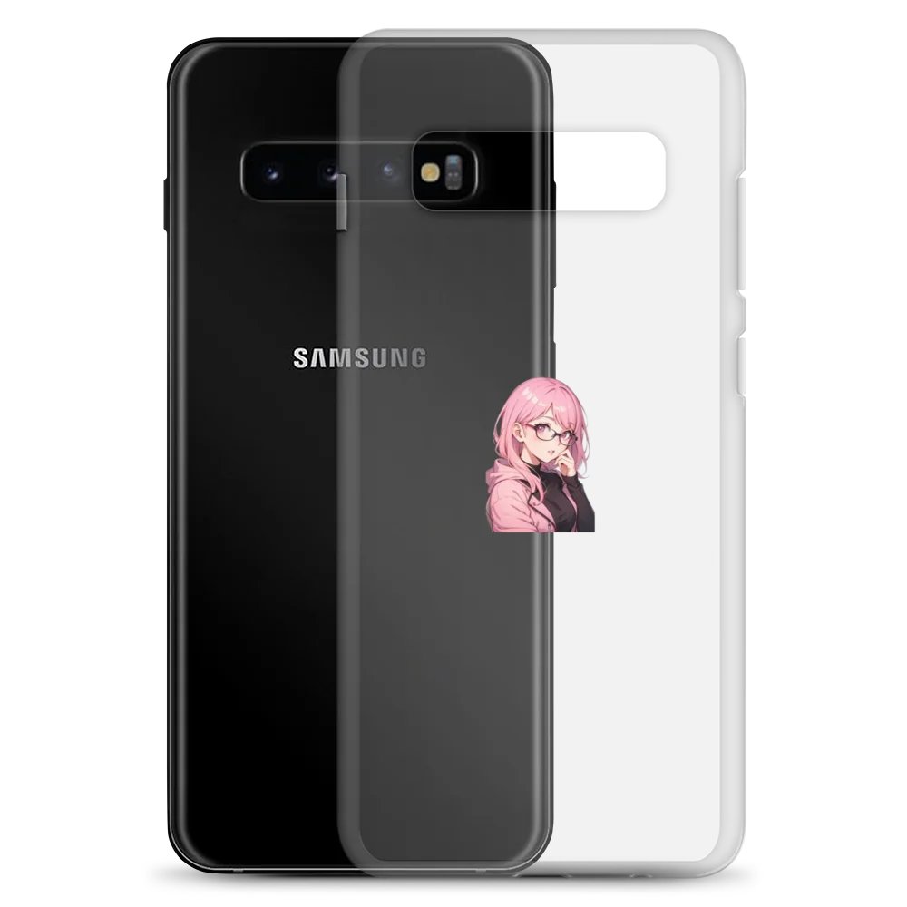 (PINK WAIFU) K Clear Case for Samsung product image (2)