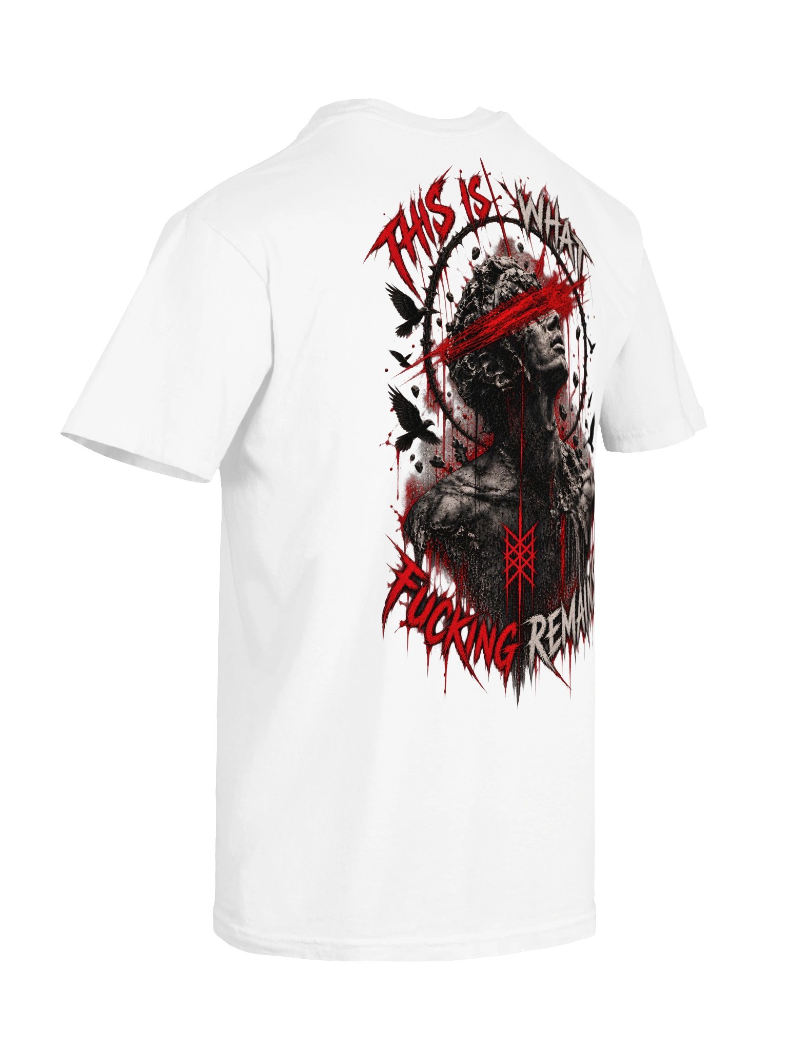 What Remains Tee (White) product image (8)