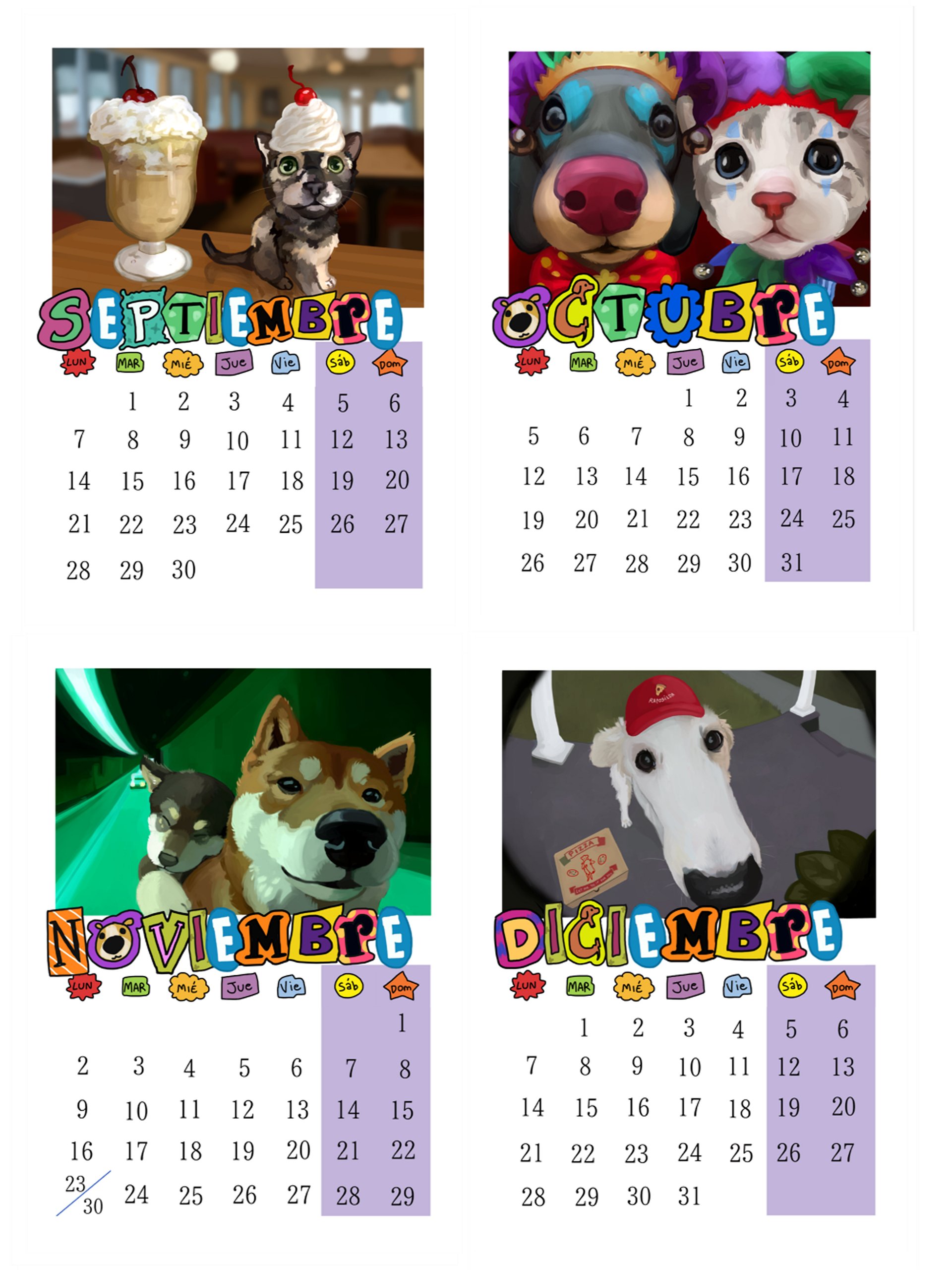 Digital calendar 2026 ( Spanish) product image (4)