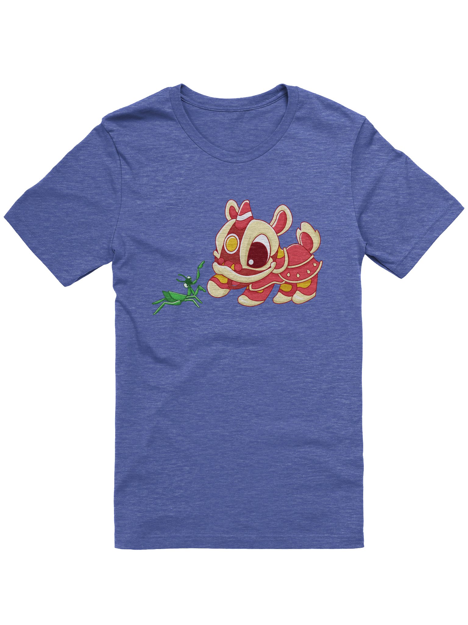 Mantis Meets Lion Heather Tee - Cotton Blend product image (13)