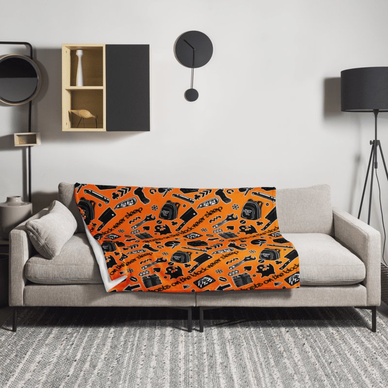 Ghosts On The Block Never Sleep Throw (Black October) product image (6)