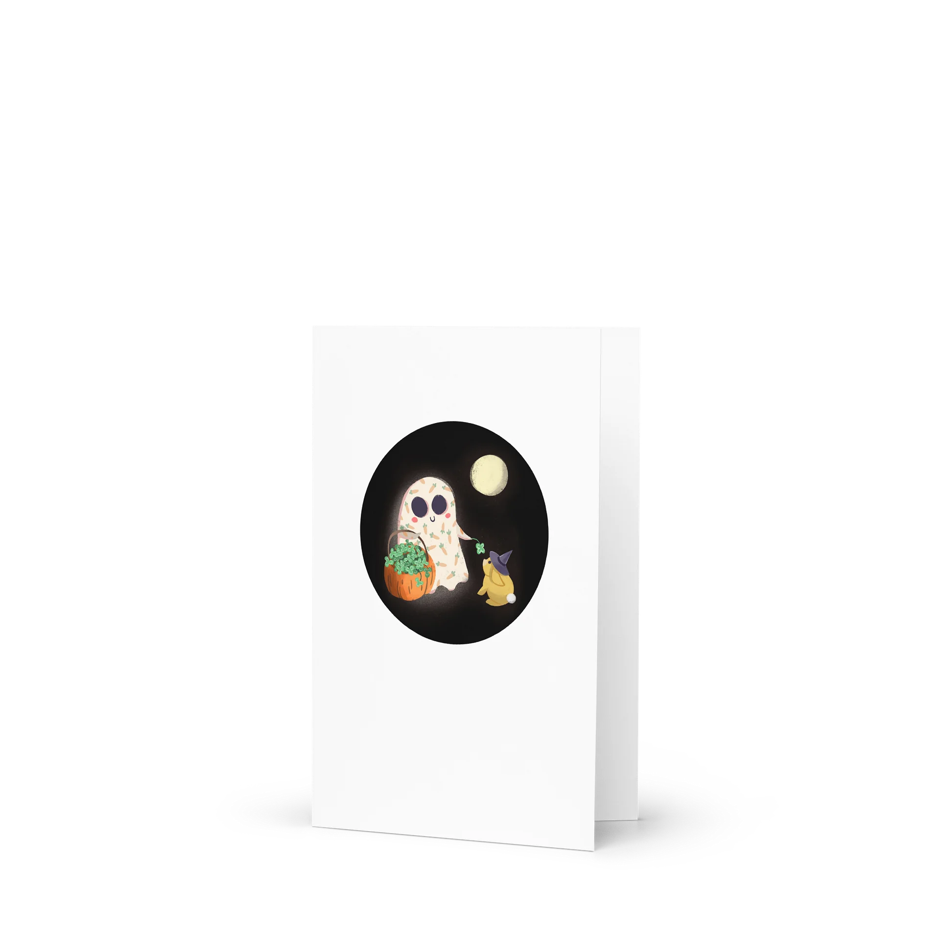 Little Ghost and Magic Bunny - Greeting Card product image (5)