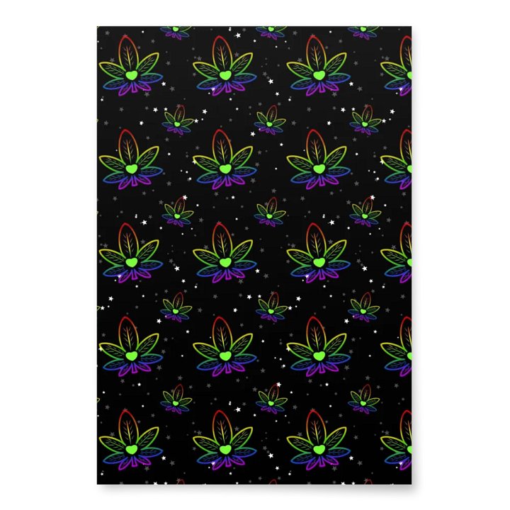 Weed Leaf Wrapping Paper!!! product image (1)