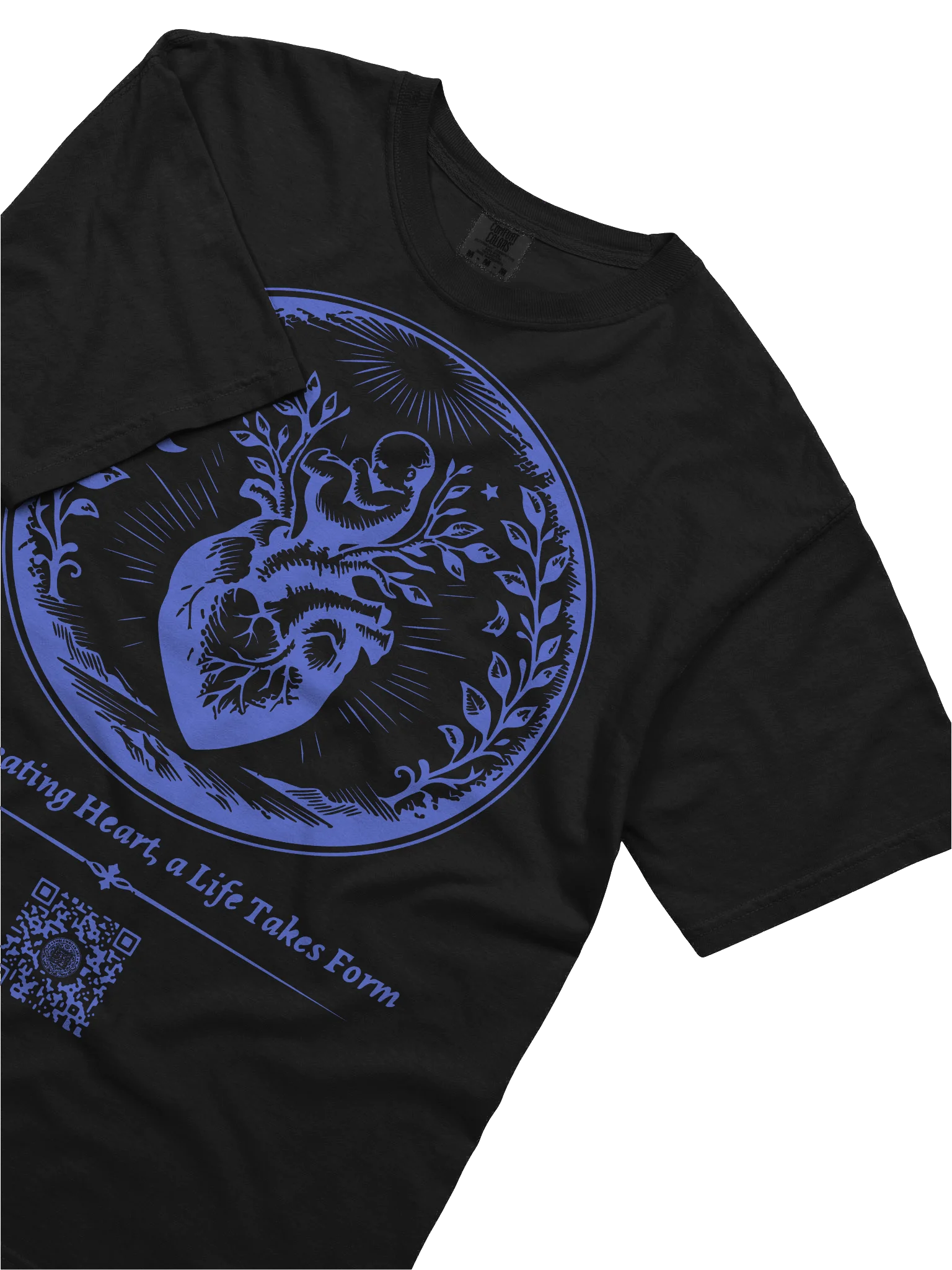 Beating Heart of Life (Color on Black/White) product image (5)