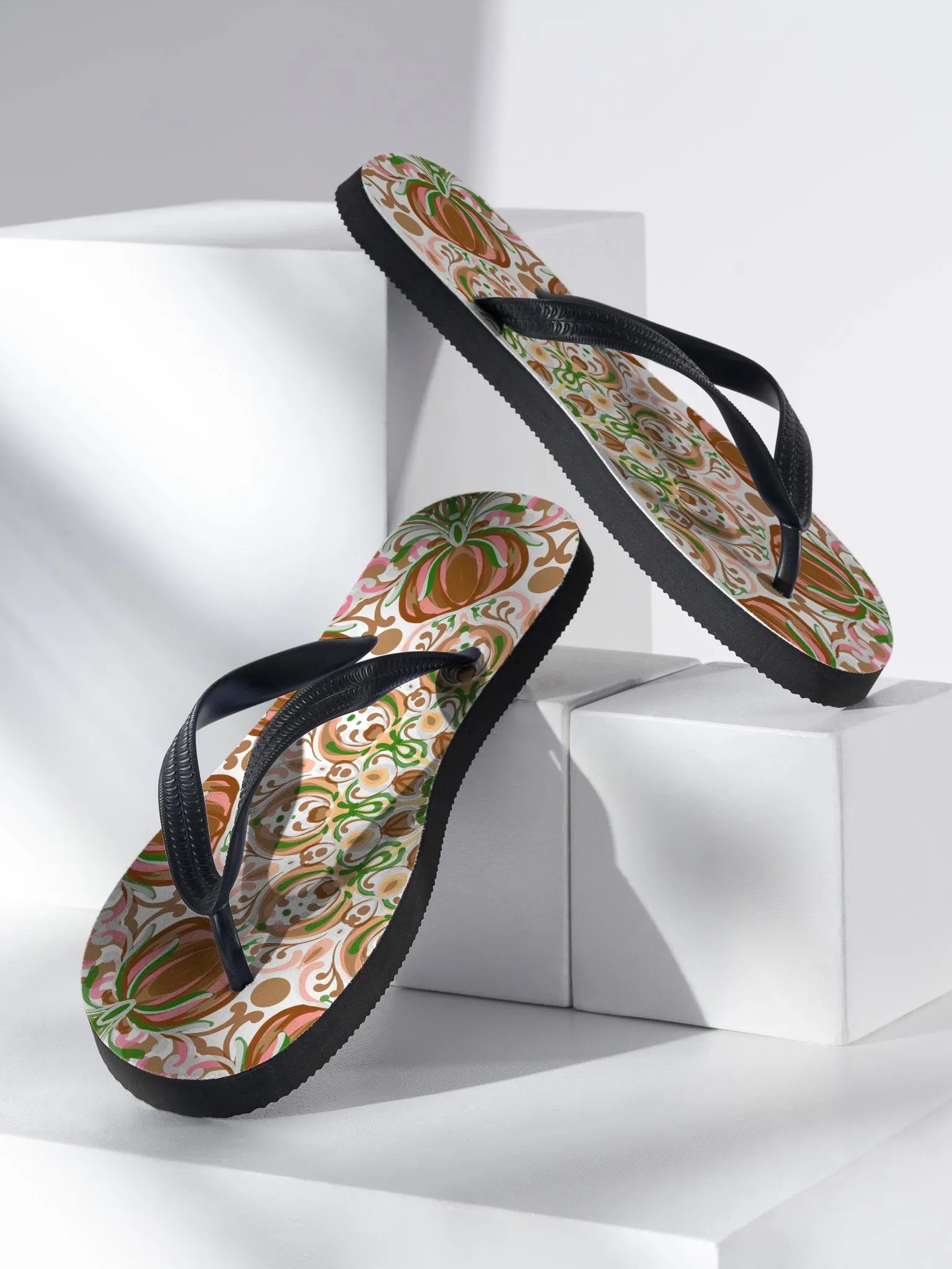 Botanical Symmetry Flip-Flops product image (1)