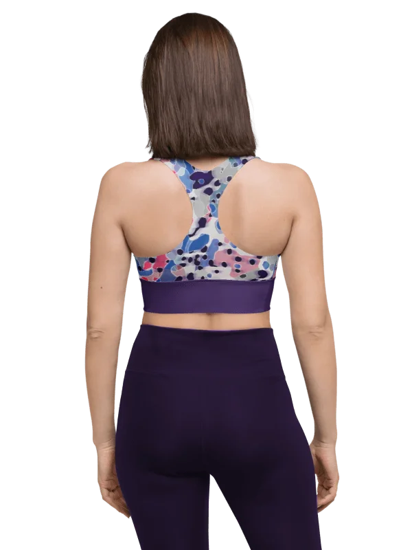 Sharp vision Recycled Longline Sports Bra product image (4)