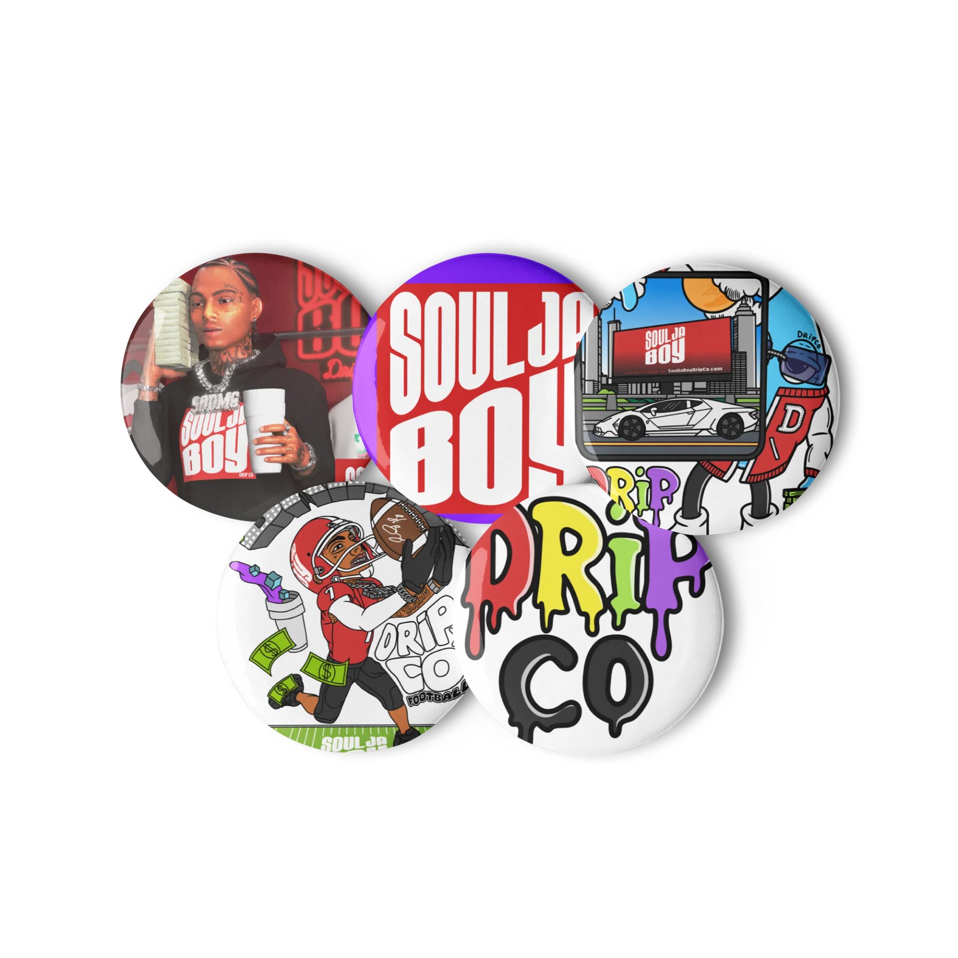 SOULJABOYDRIPCO Pin Set product image (3)