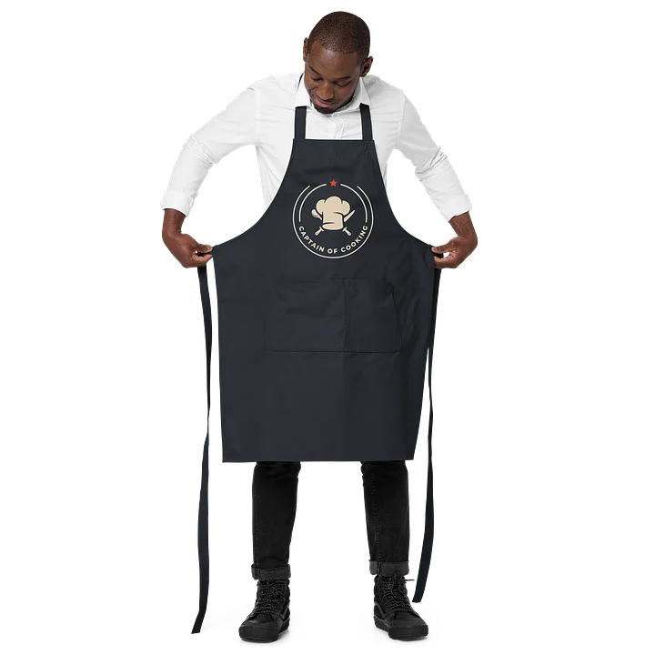 Captain of Cooking – Bold Printed Culinary Badge Apron for Men Who Lead the Kitchen with Authority product image (2)
