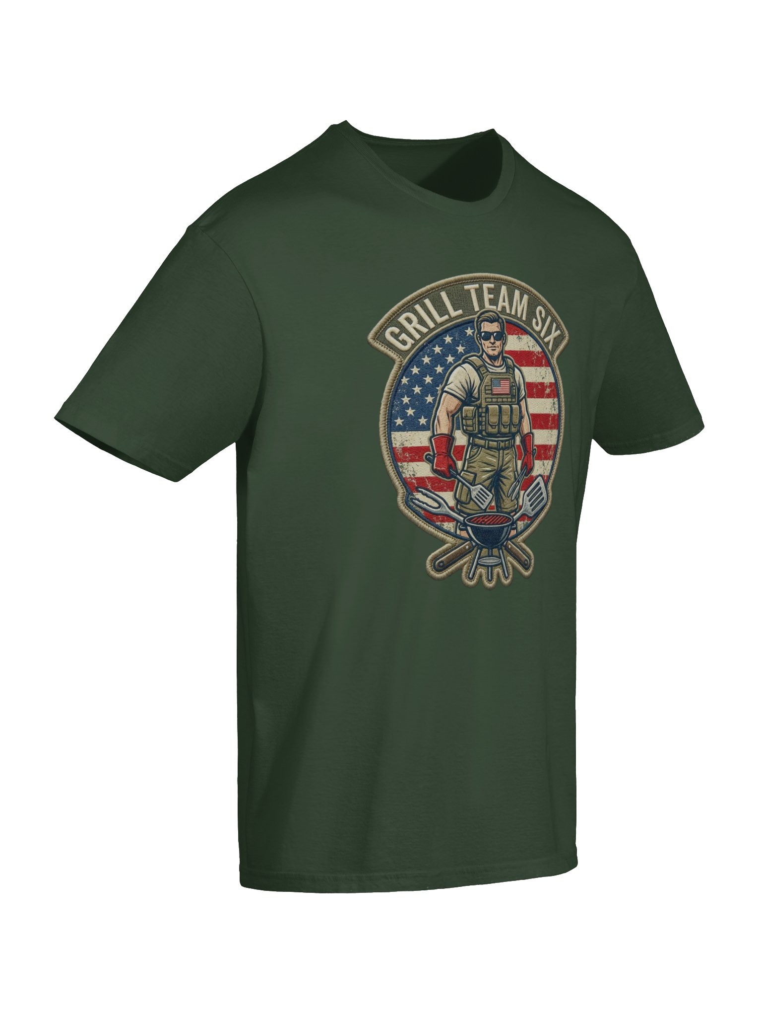 Grill Team Six BBQ Tee | USA T-Shirt product image (36)