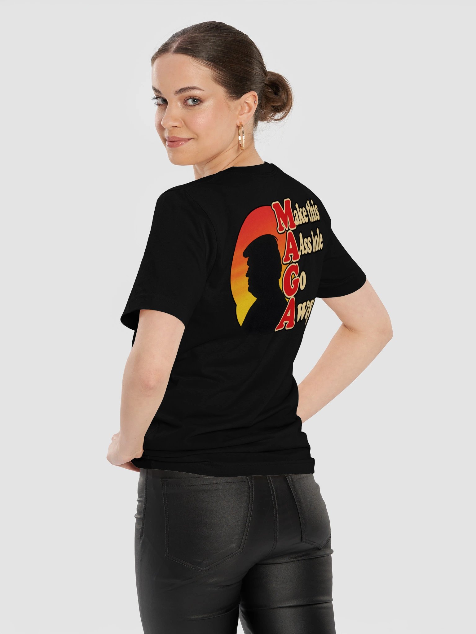 Make This A**hole Go Away – Retro Political Humor T-Shirt product image (11)