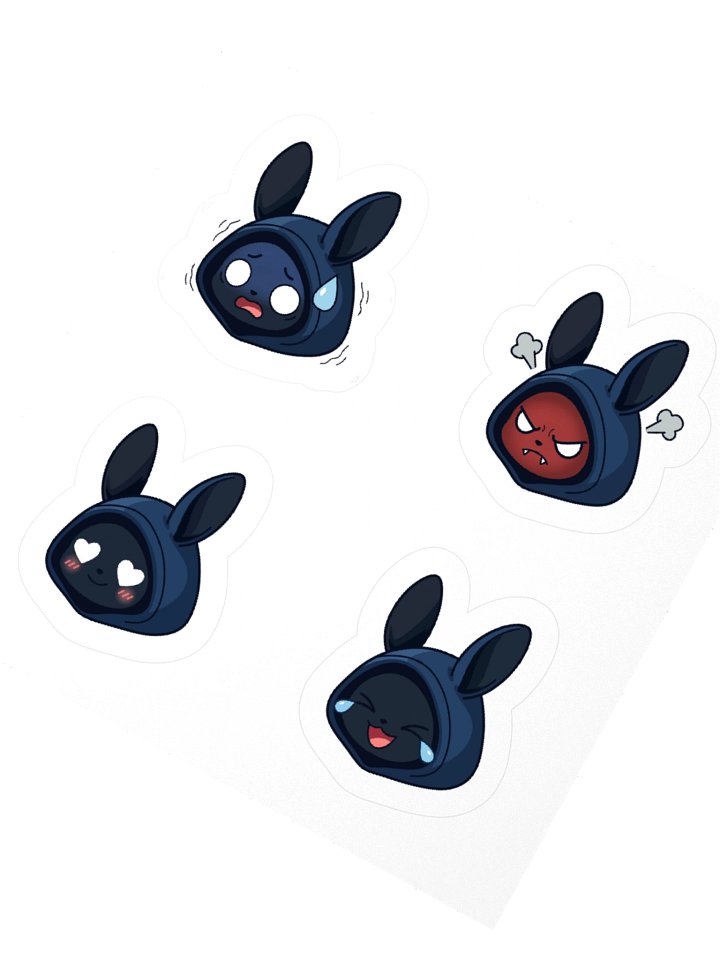 Poochoki Mixed Emotions Emoji Sticker product image (5)