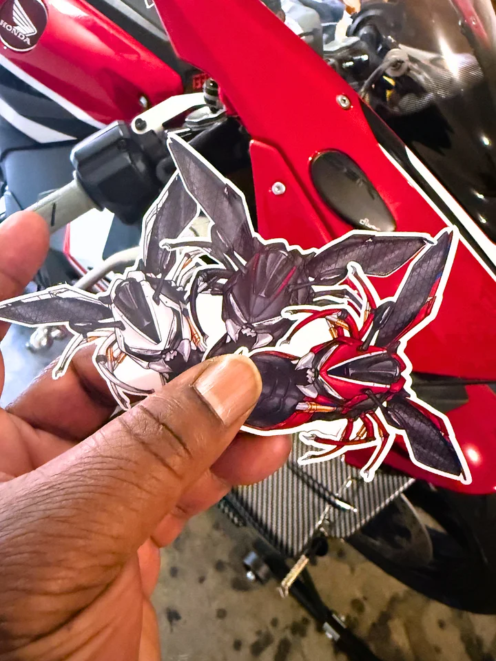 Flame Hornet Sticker product image (1)