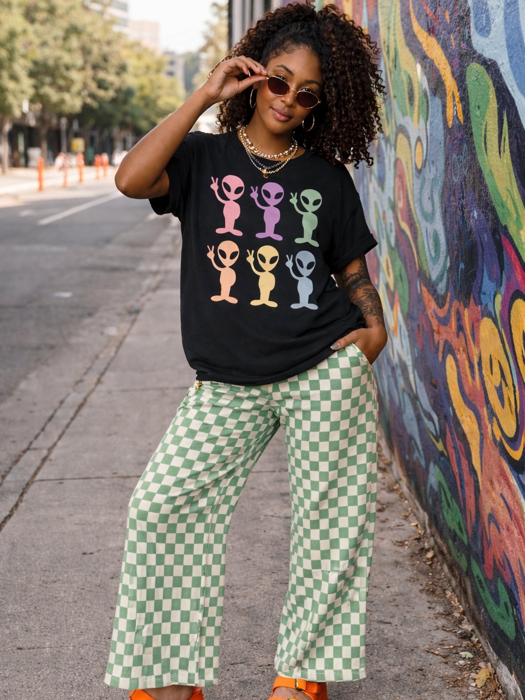 Pastel Alien T-Shirt product image (1)