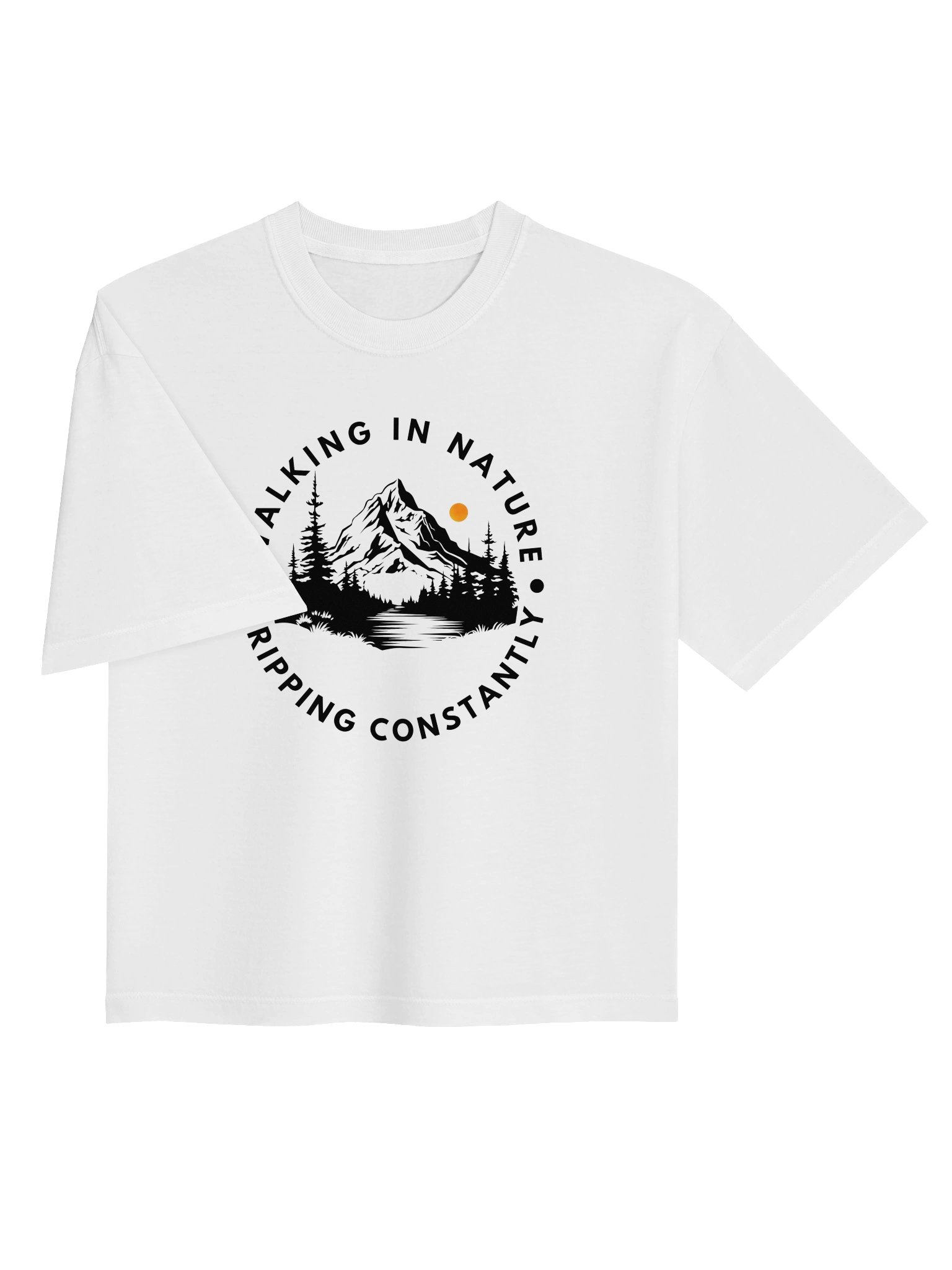 Walking in Nature, Tripping Constantly Women's Boxy T-Shirt product image (11)