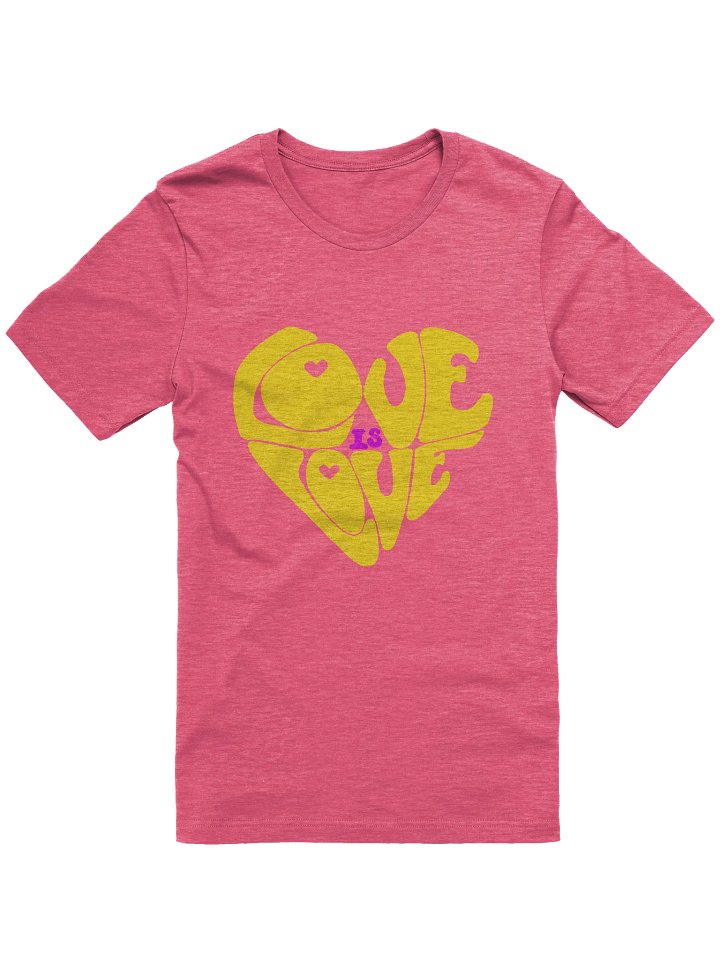 Intersex Love is Love big print tee product image (1)