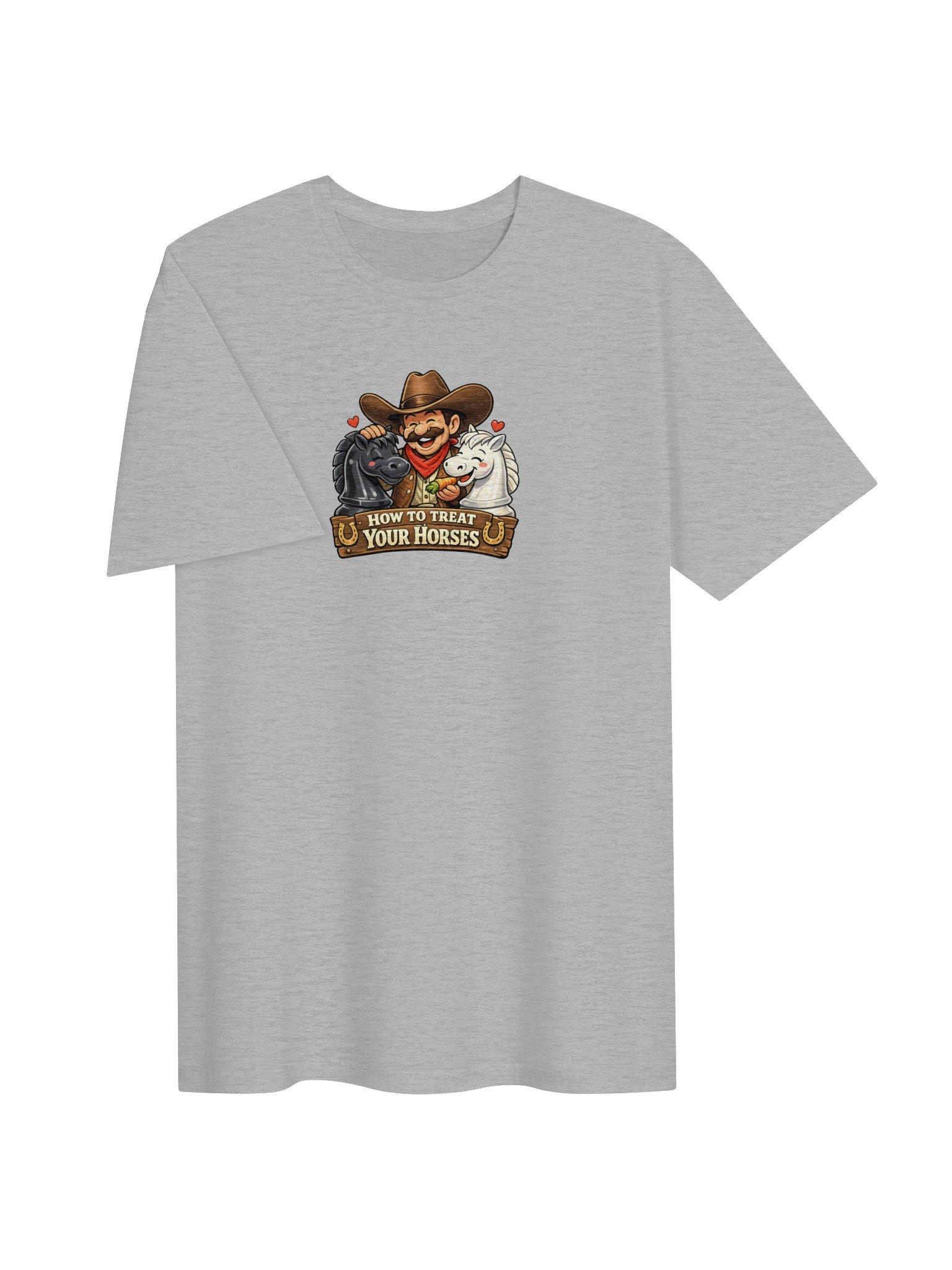 How to Treat Your Horses Cowboy Tee product image (23)