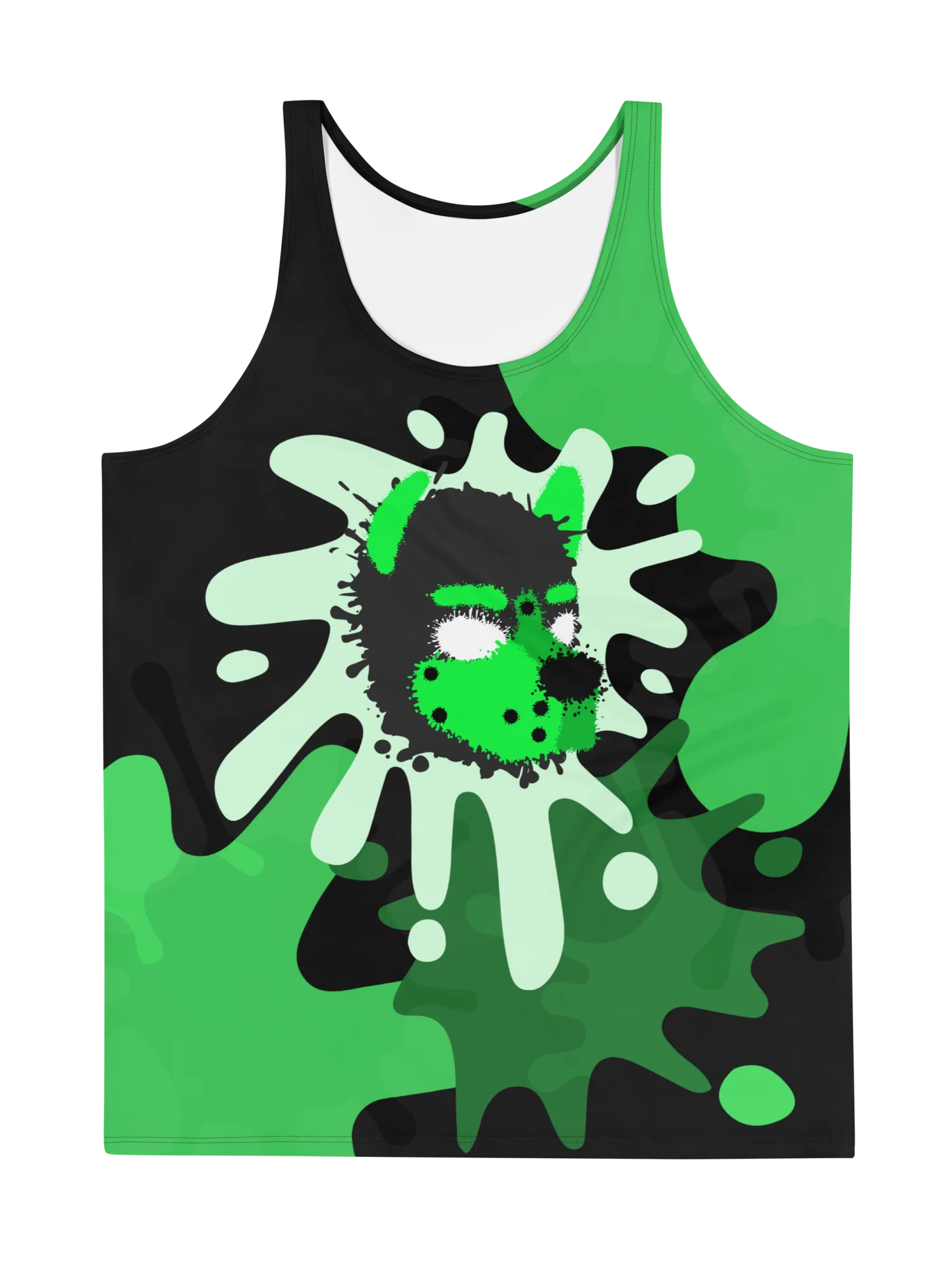 Dark Chaos Splatter Tank - Green product image (1)