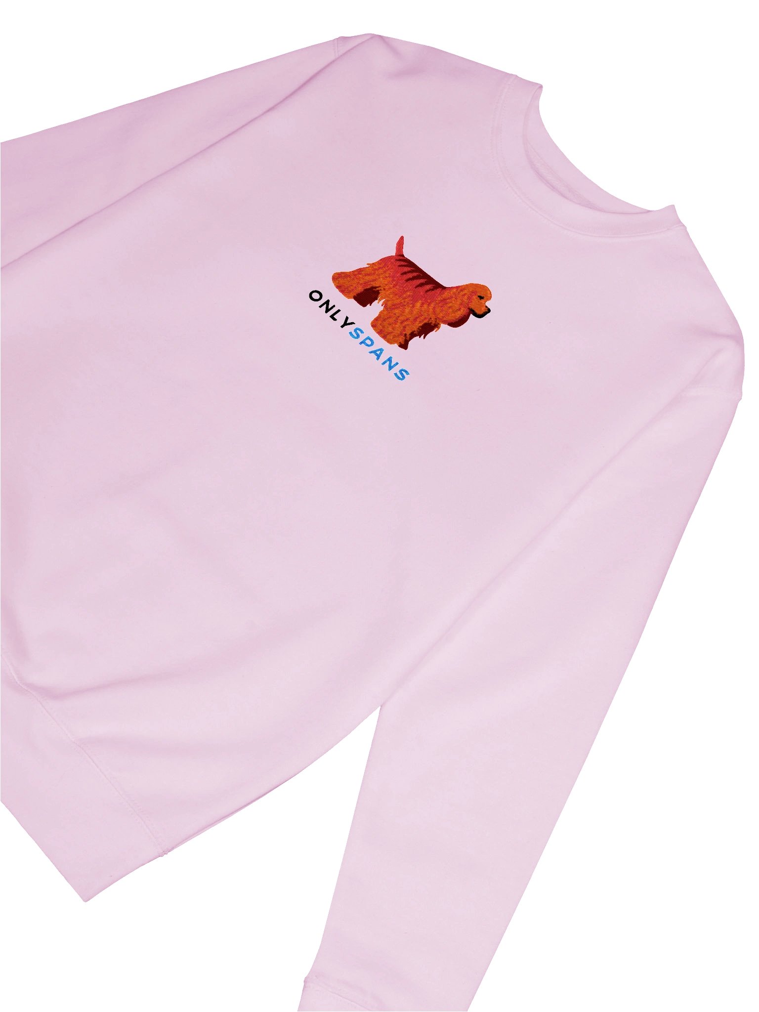 Only Spans Sweatshirt (Embroidered) of an American Cocker Spaniel(Red) product image (62)